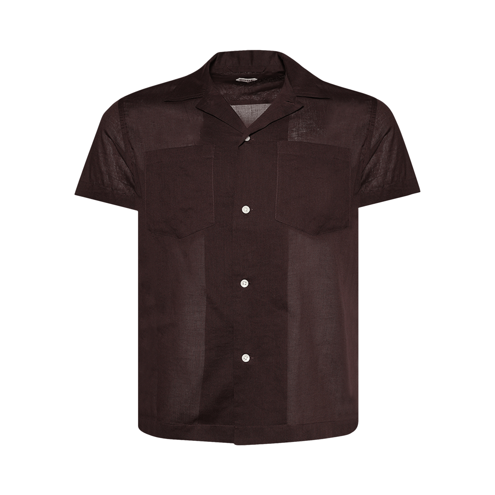 Buy Bode Suede Rickrack Workshirt 'White/Black' - MR0W000039 WHIT