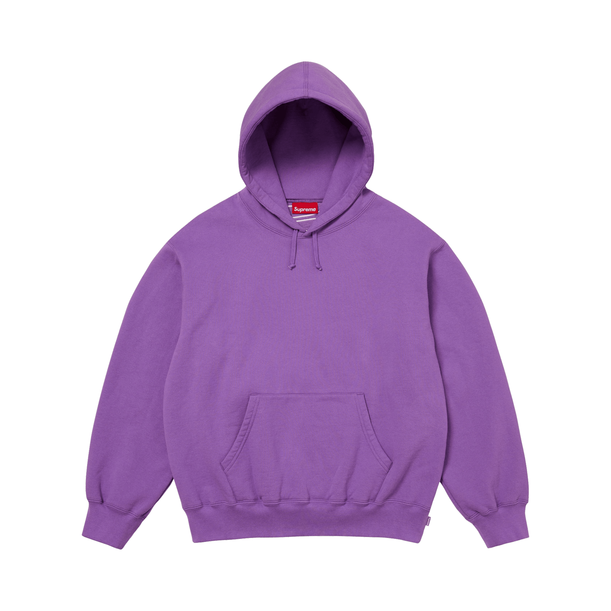 Supreme Satin Appliqué Hooded Sweatshirt 'Violet'