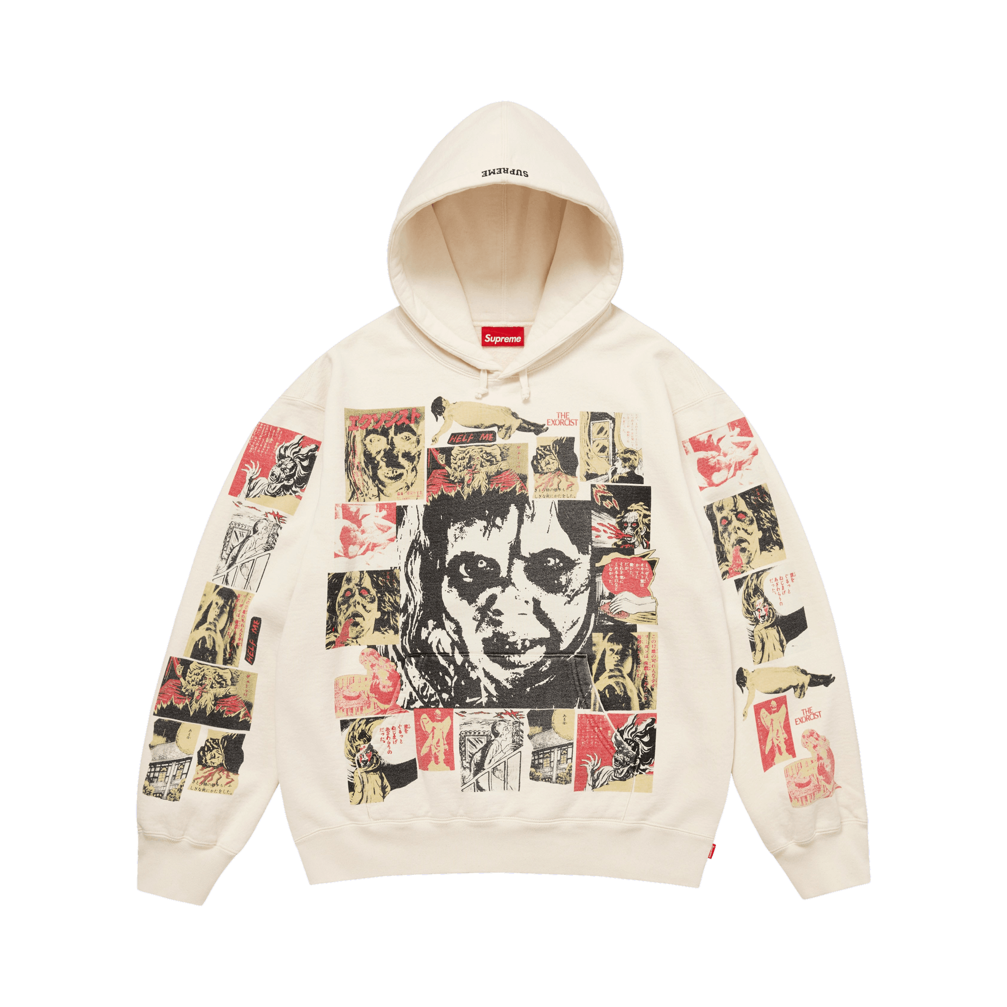 Supreme x The Exorcist Hooded Sweatshirt 'Natural'