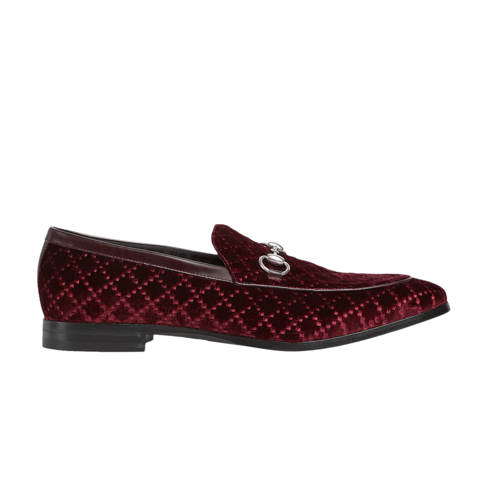 Gucci Horsebit Loafer 'Dark Bordeaux Velvet'