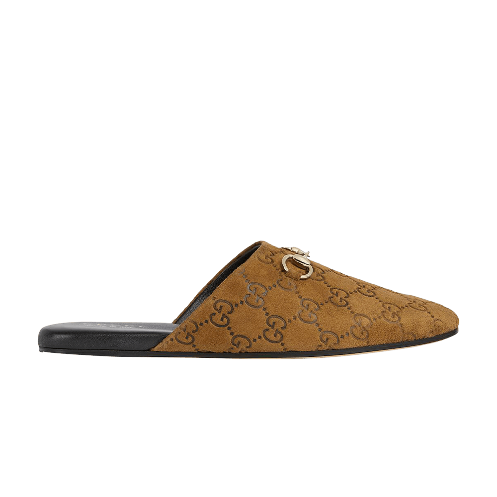 Gucci Wmns Horsebit Mule 'GG Brown'