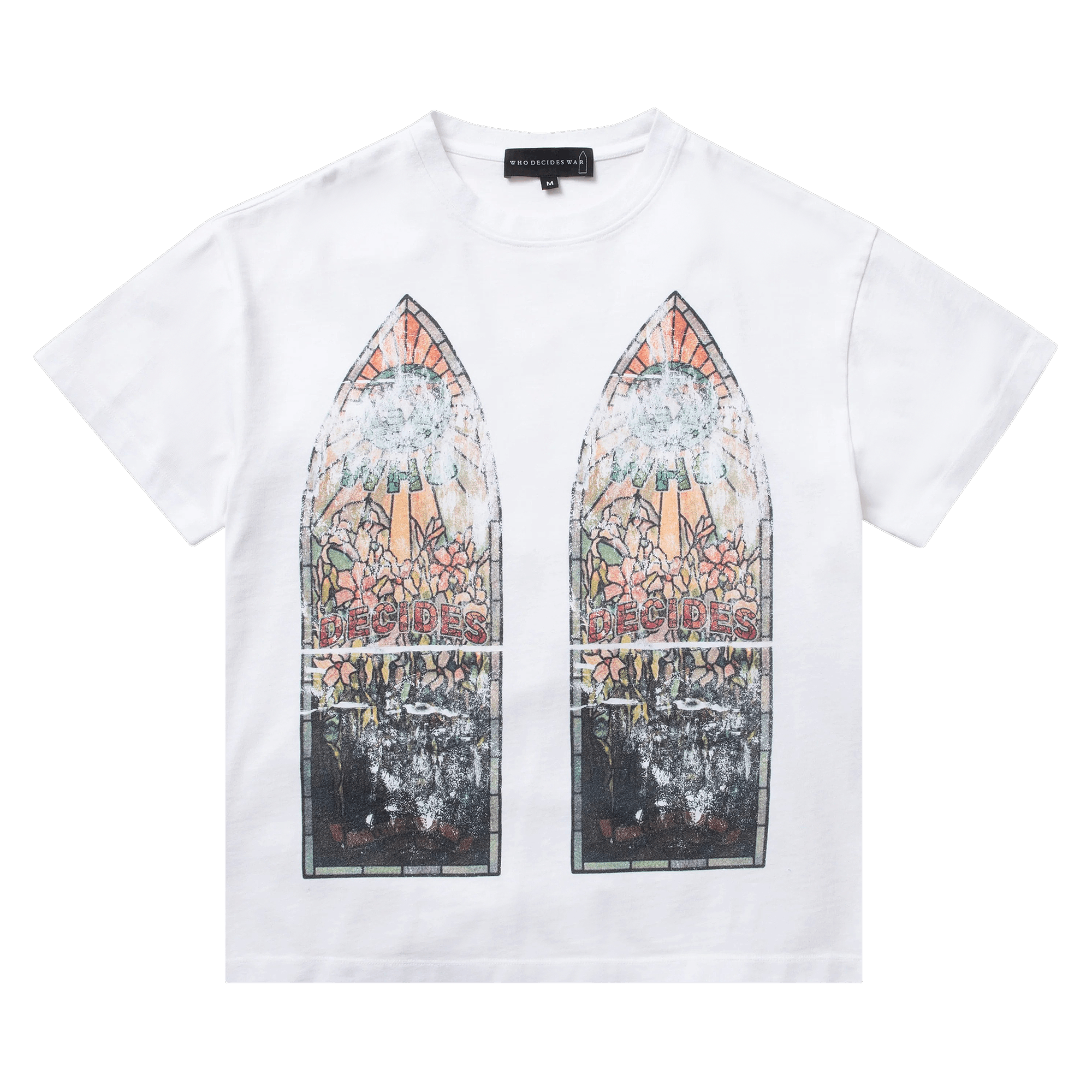 Who Decides War Faded Jersey T-Shirt 'Cloud'