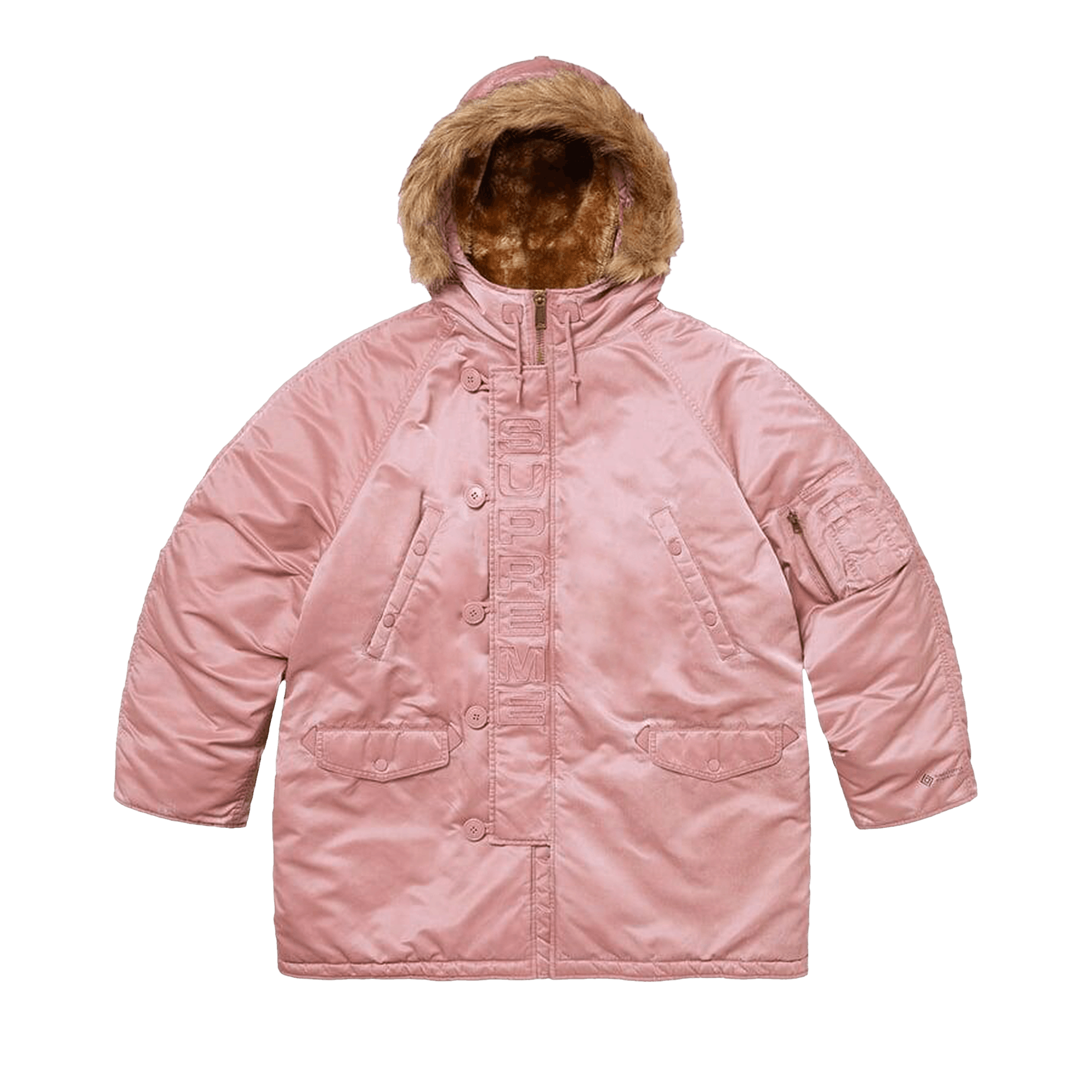 Supreme Washed Flight Satin N-3B Parka 'Dusty Pink'