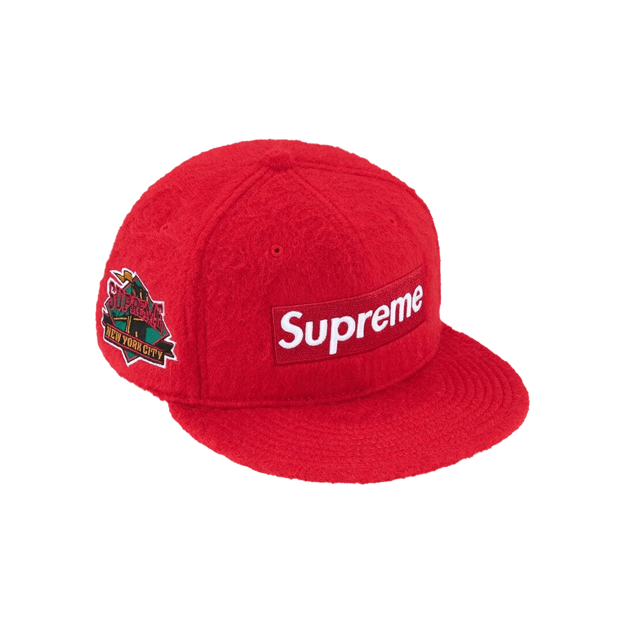 Supreme Mohair Box Logo New Era 'Red'