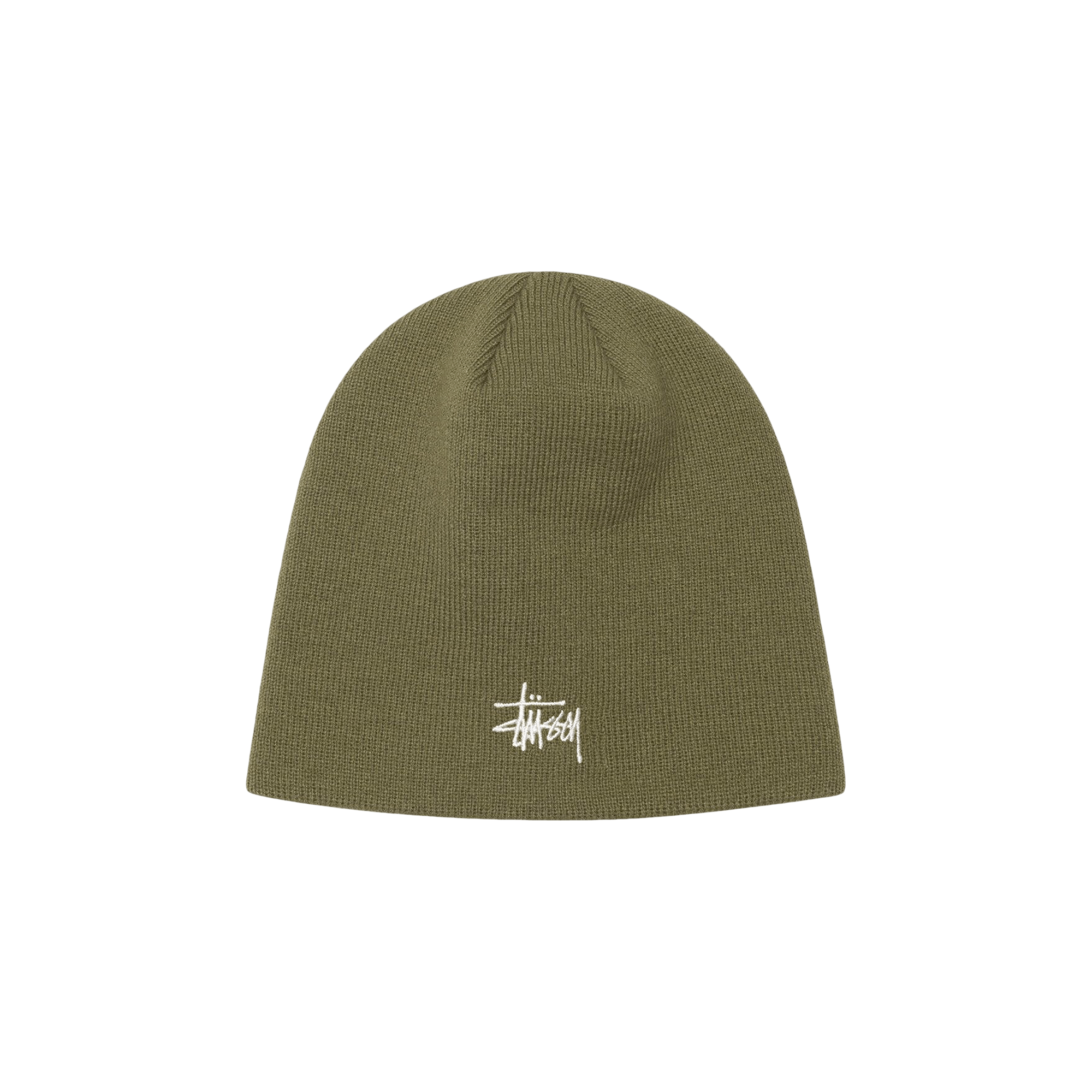 Stussy Basic Skullcap Beanie 'Light Olive'