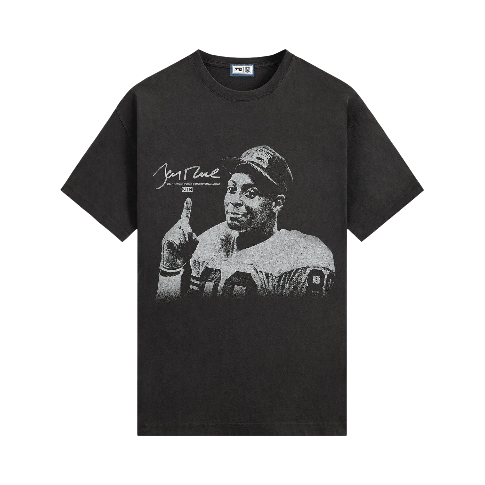 Kith For The NFL Jerry Rice Vintage Jones Tee 'Black'