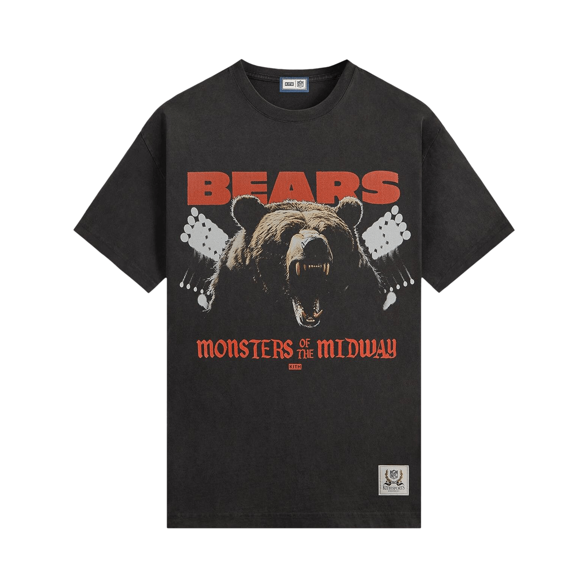 Kith For The NFL Chicago Bears Photo Vintage Jones Tee 'Black'