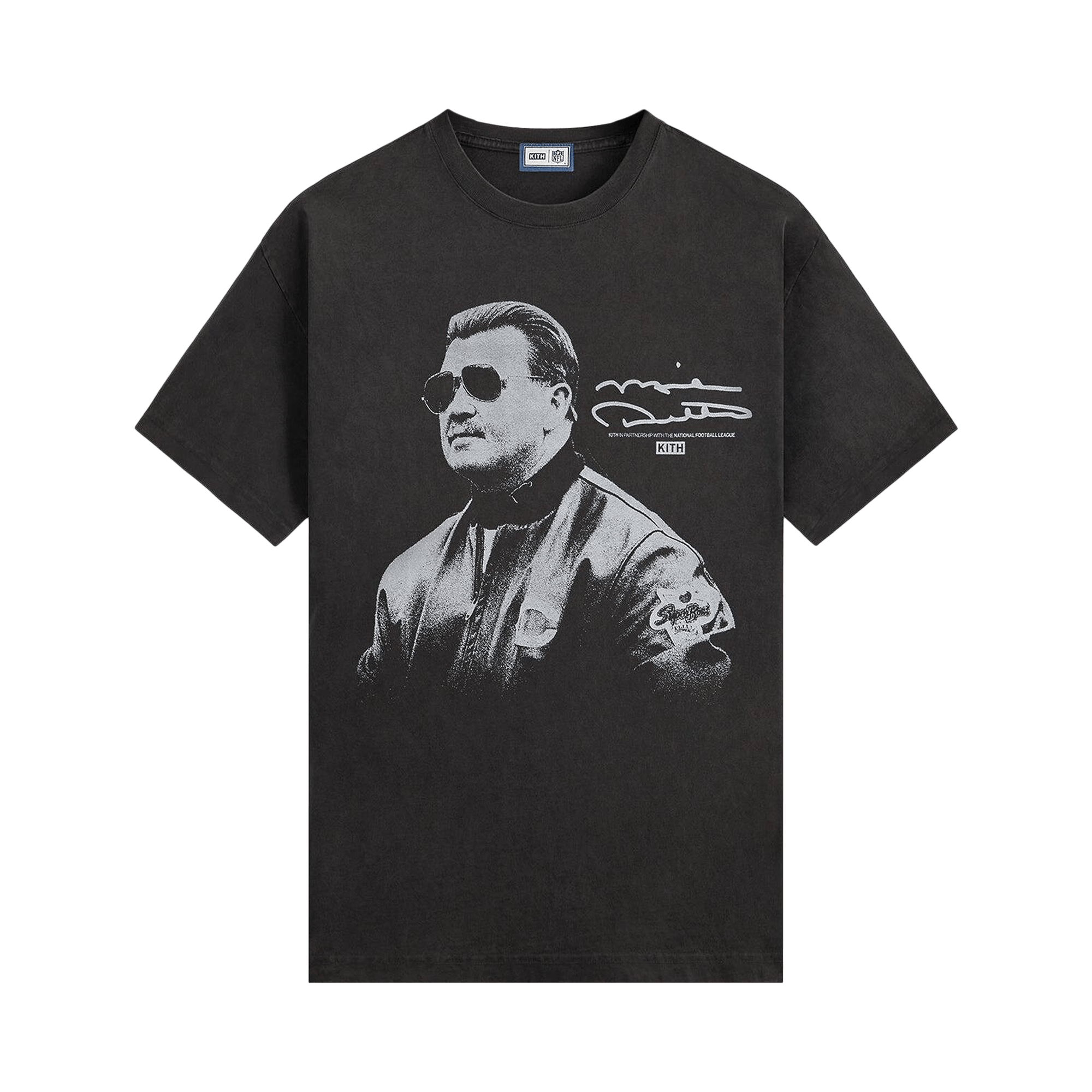 Kith For The NFL Mike Ditka Vintage Jones Tee 'Black'