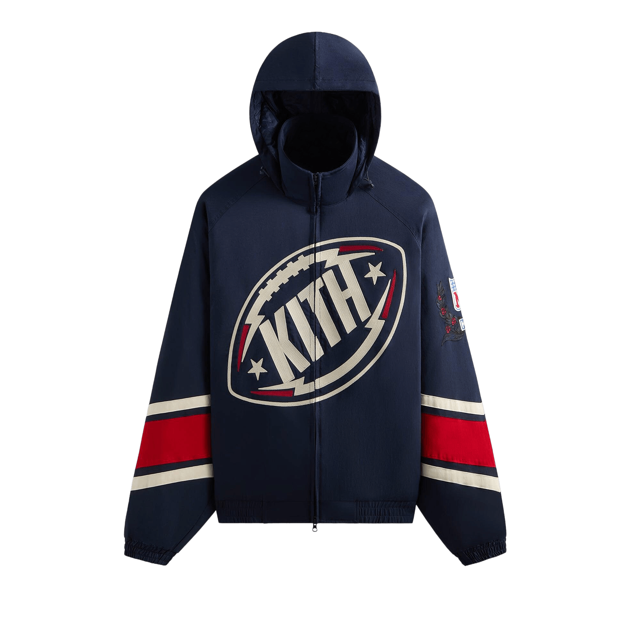 Kith For The NFL New York Giants Padded Nylon Jacket 'Nocturnal'