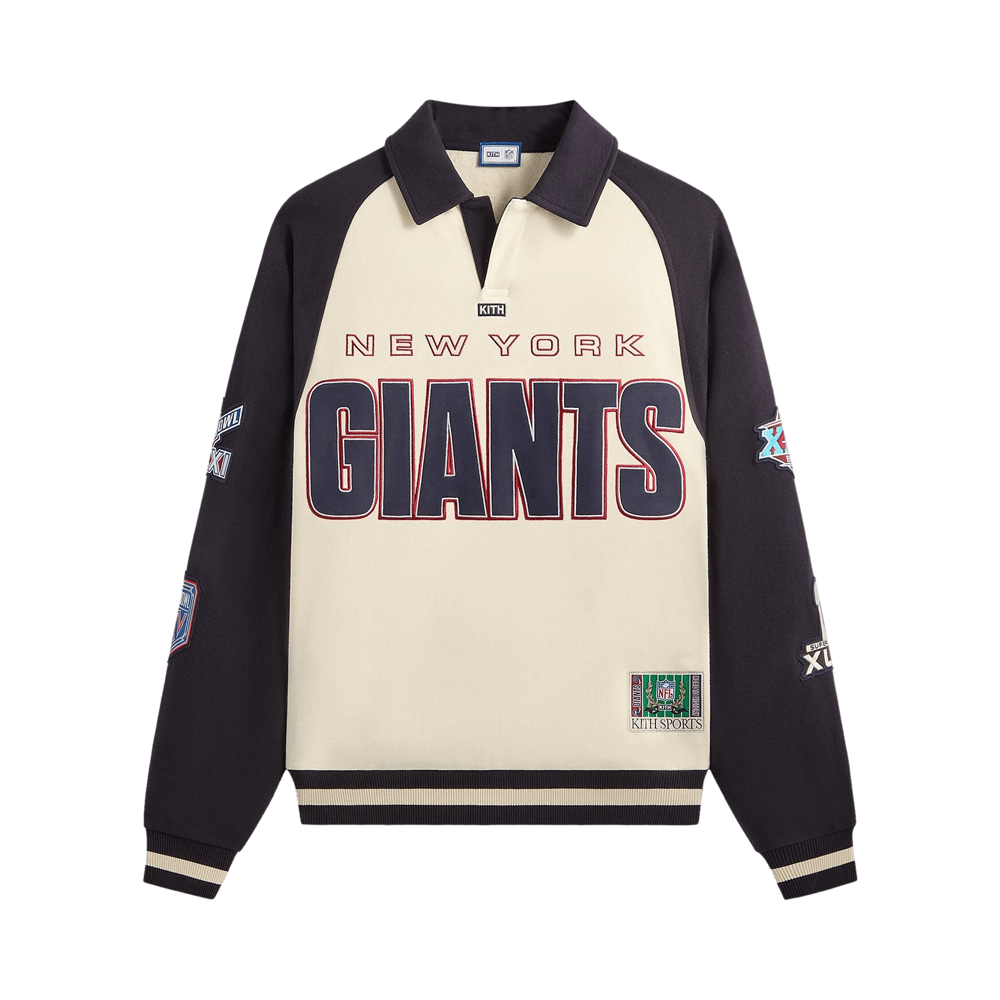 Kith For The NFL New York Giants Vintage Rugby 'Sandrift'