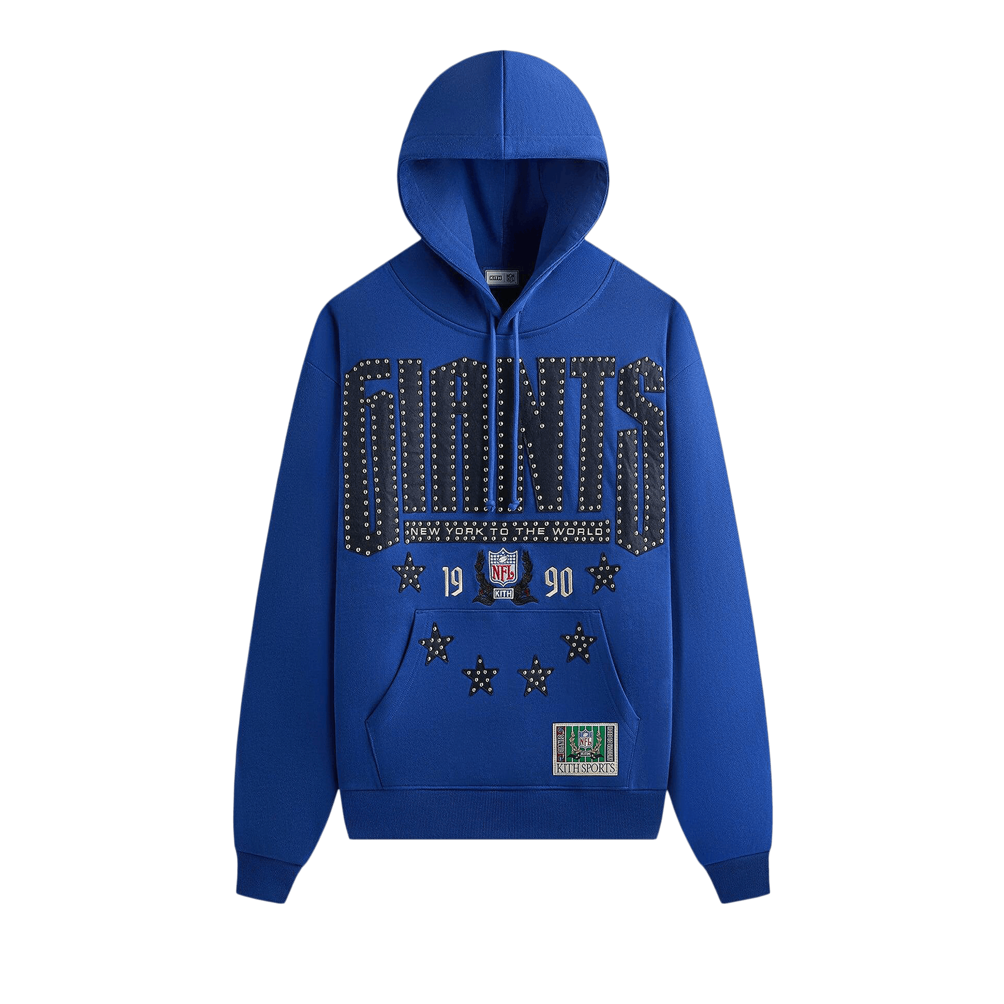 Kith For The NFL New York Giants Stars Vintage Hoodie 'Current'