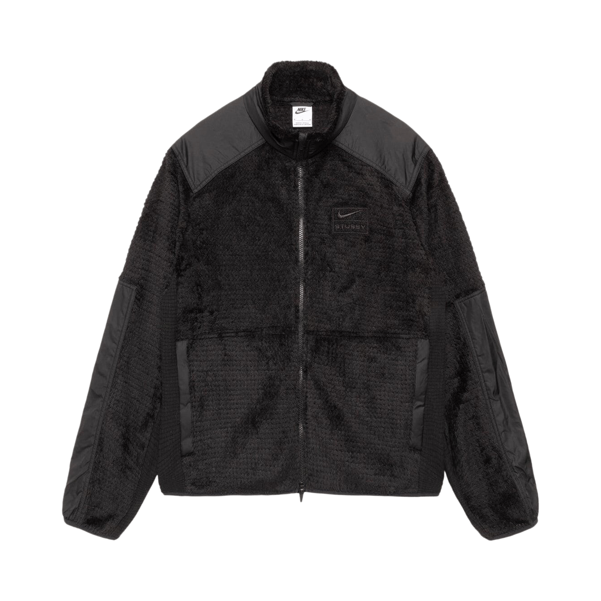 Stussy x Nike Full Zip Fleece 'Black'