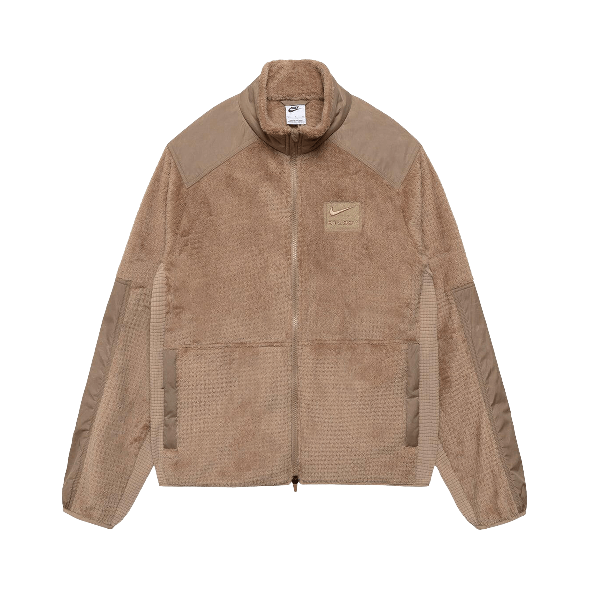 Stussy x Nike Full Zip Fleece 'Pine Nut'