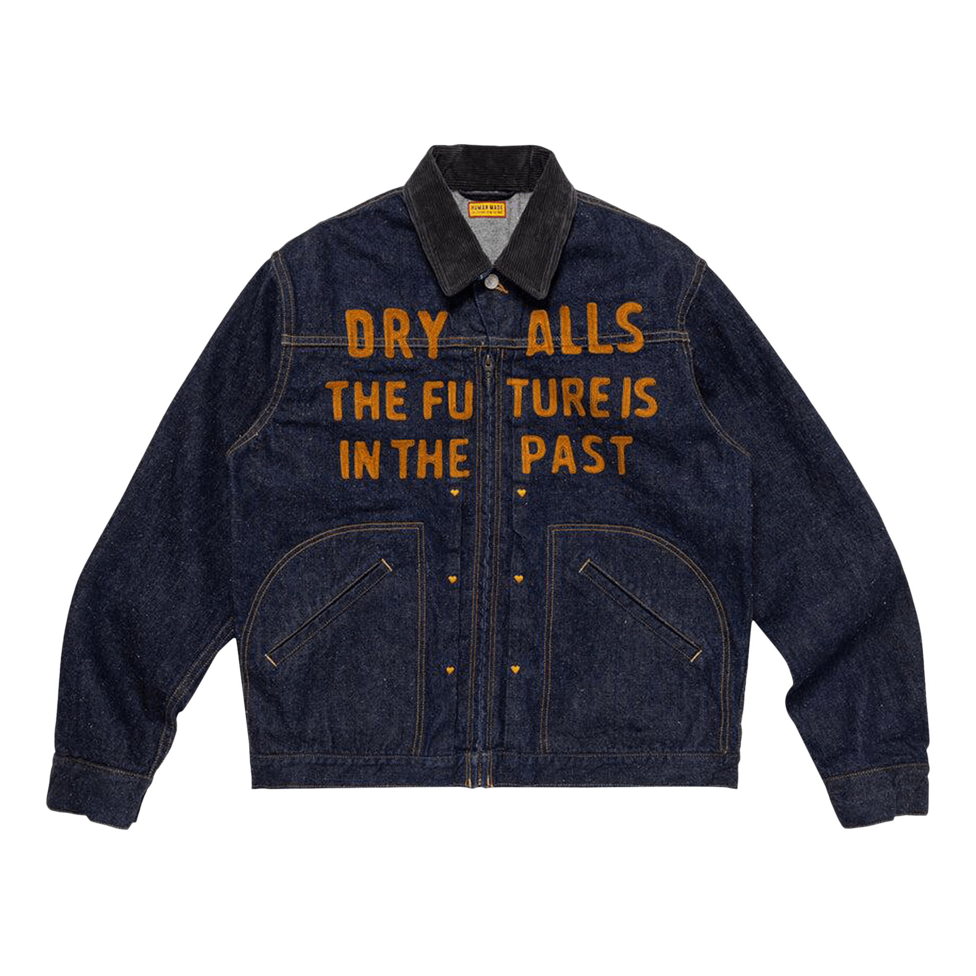 Human Made Zip Up Denim Work Jacket 'Indigo'