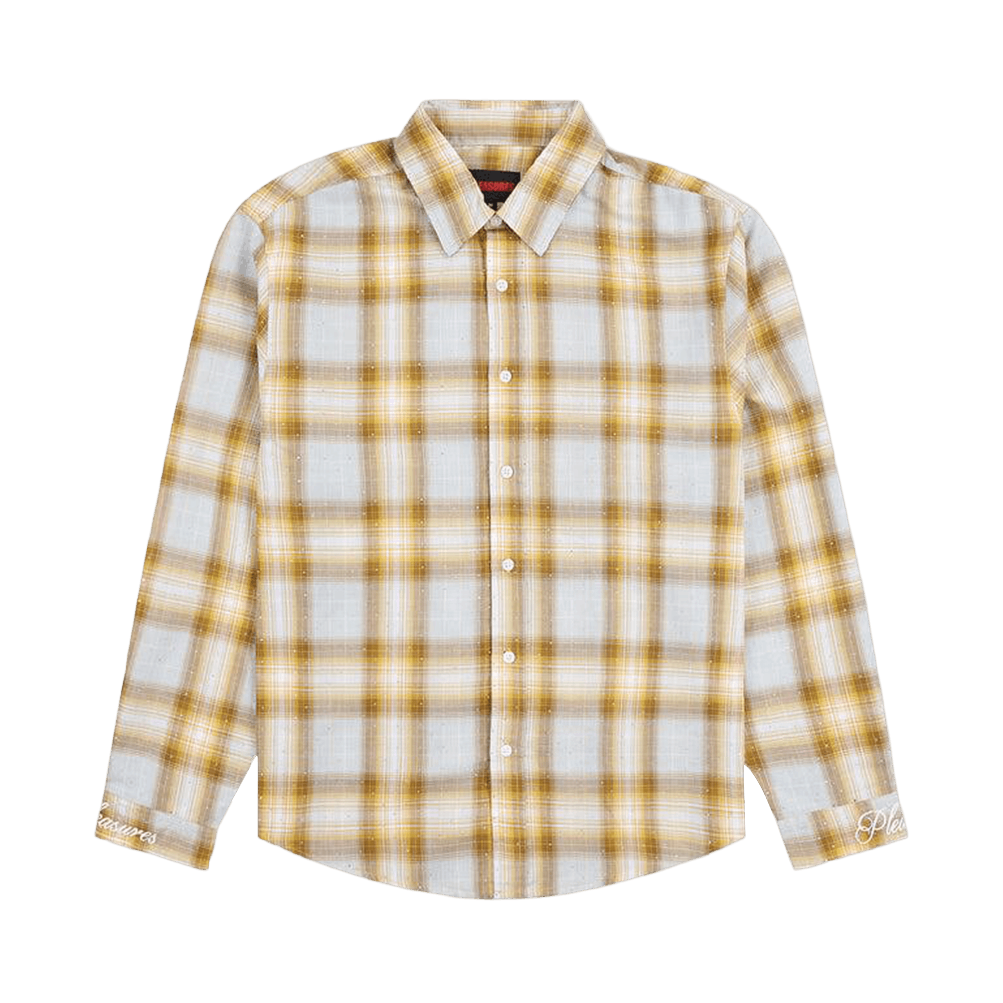 Pleasures Dizzle Button Up 'Dijon'