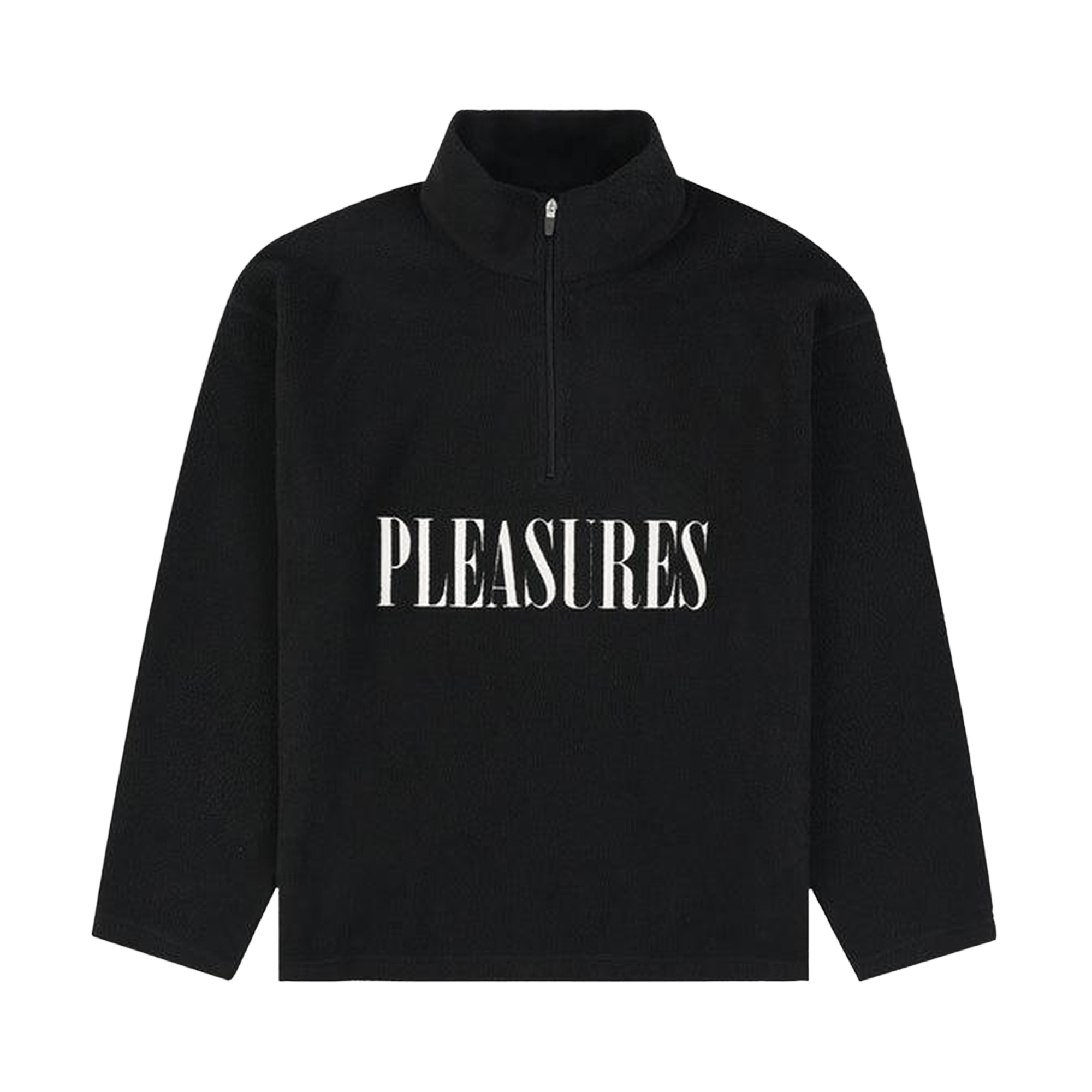 Pleasures Onyx Half Zip Polar Fleece 'Black'