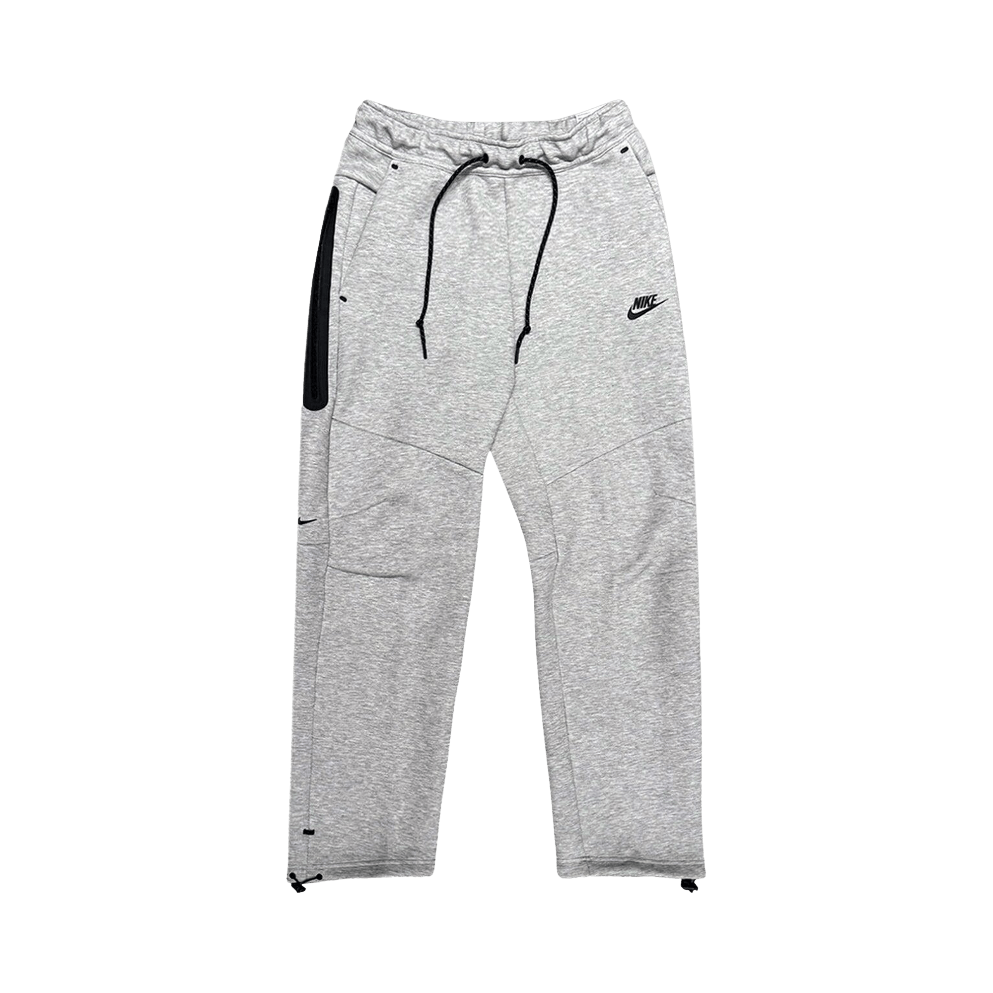 Nike Open Hem Fleece Pants 'Dark Grey Heather/Black'