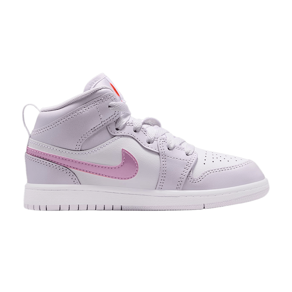Air Jordan 1 Mid SE PS 'Barely Grape White'