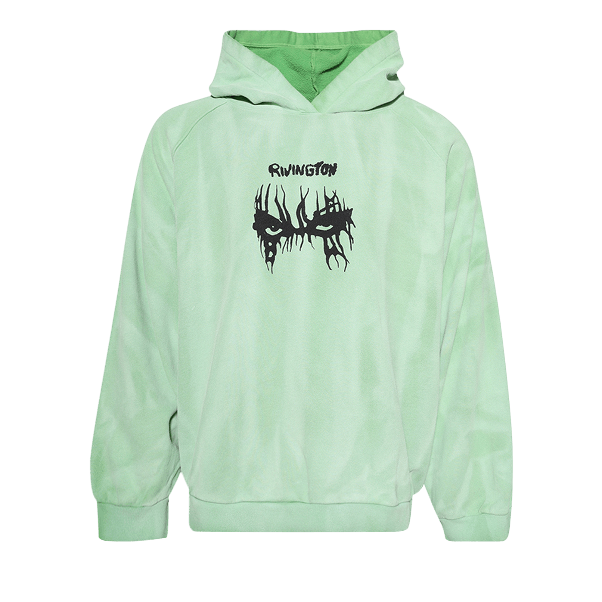 RIVINGTON roi Rebis Bad Eyes Hoodie 'Heiro Green'