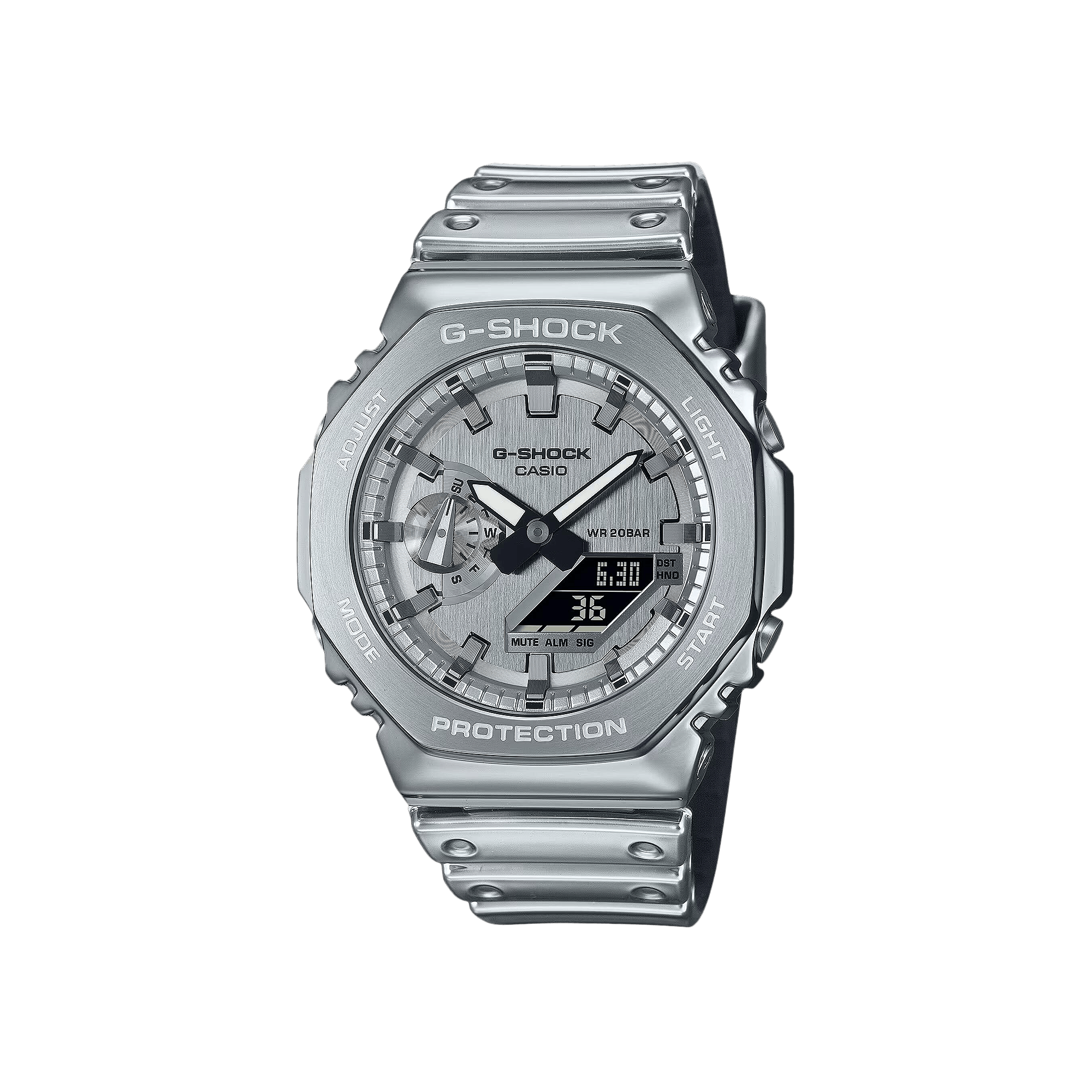 G-SHOCK by Casio 2100 Series Watch 'Silver'