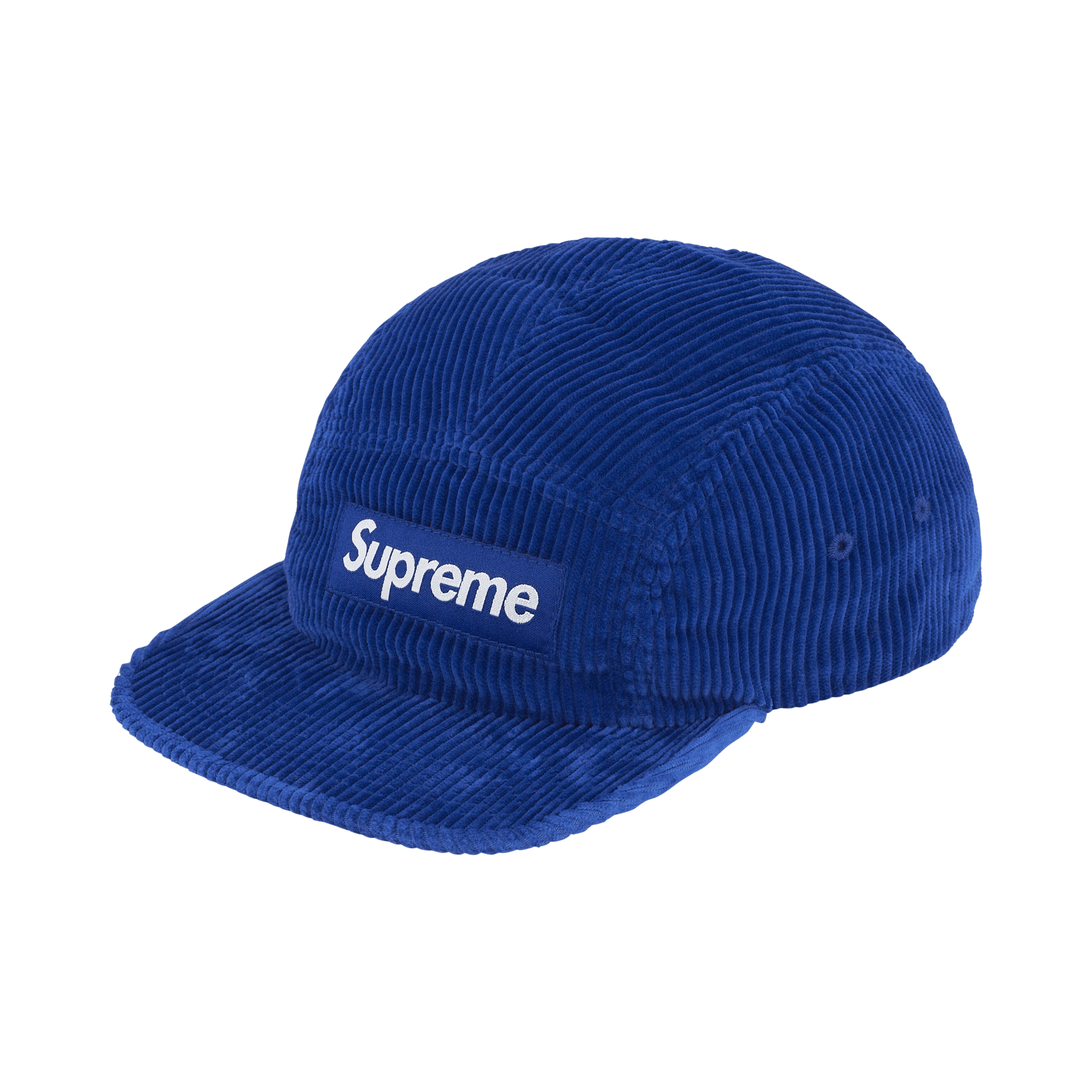 Supreme Corduroy Camp Cap 'Royal'