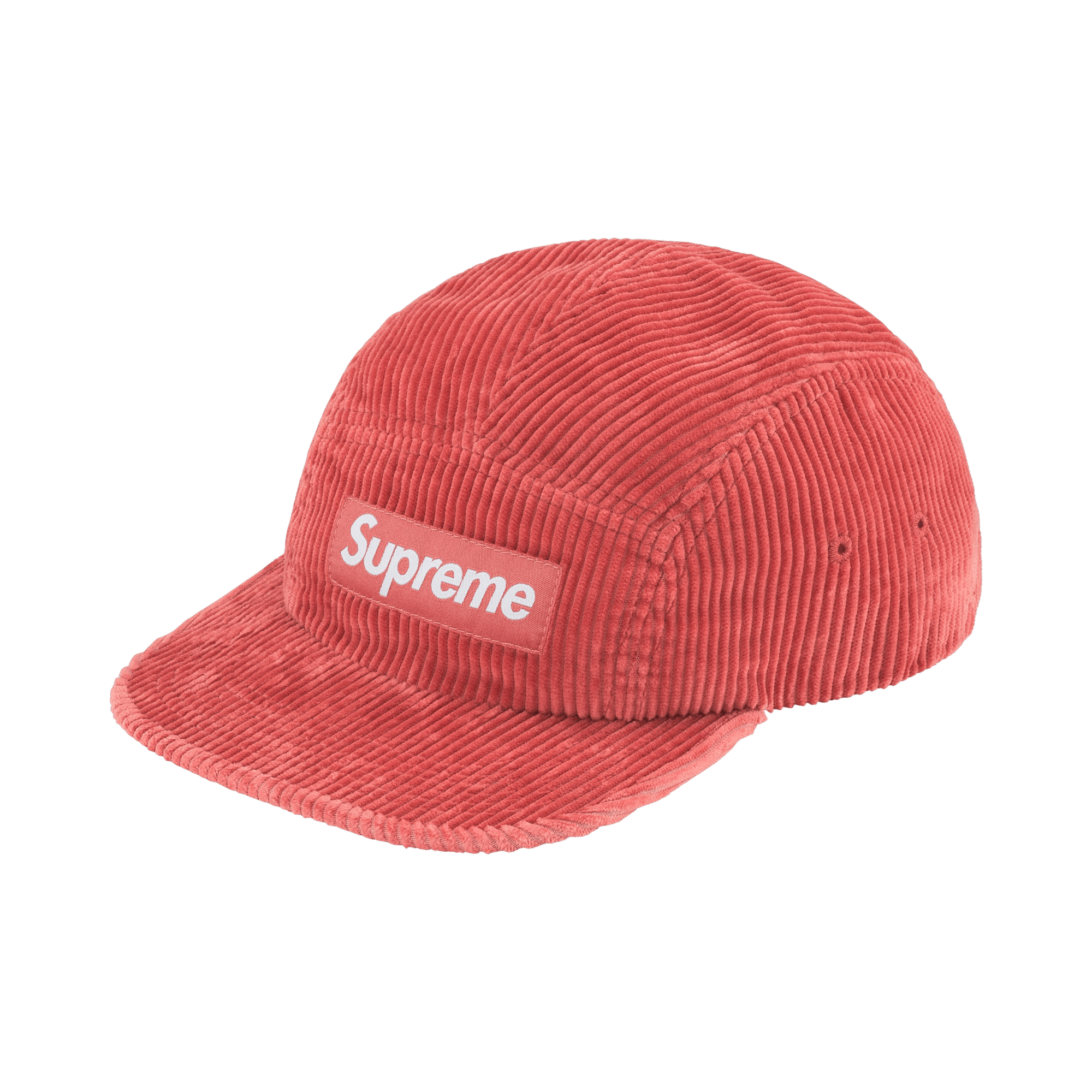 Supreme Corduroy Camp Cap 'Light Red'