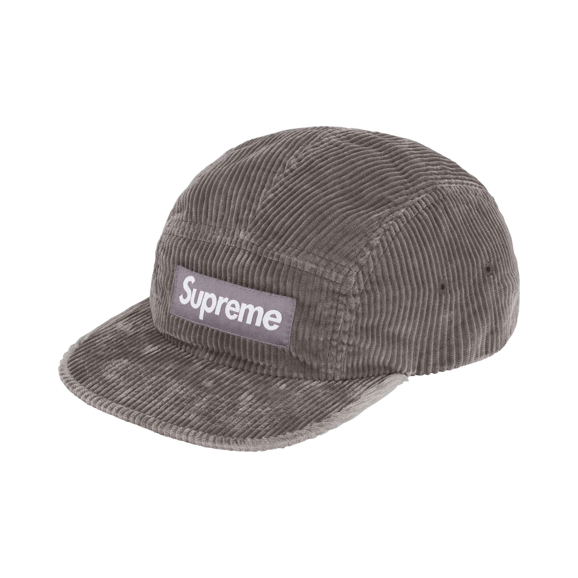 Supreme Corduroy Camp Cap 'Grey'