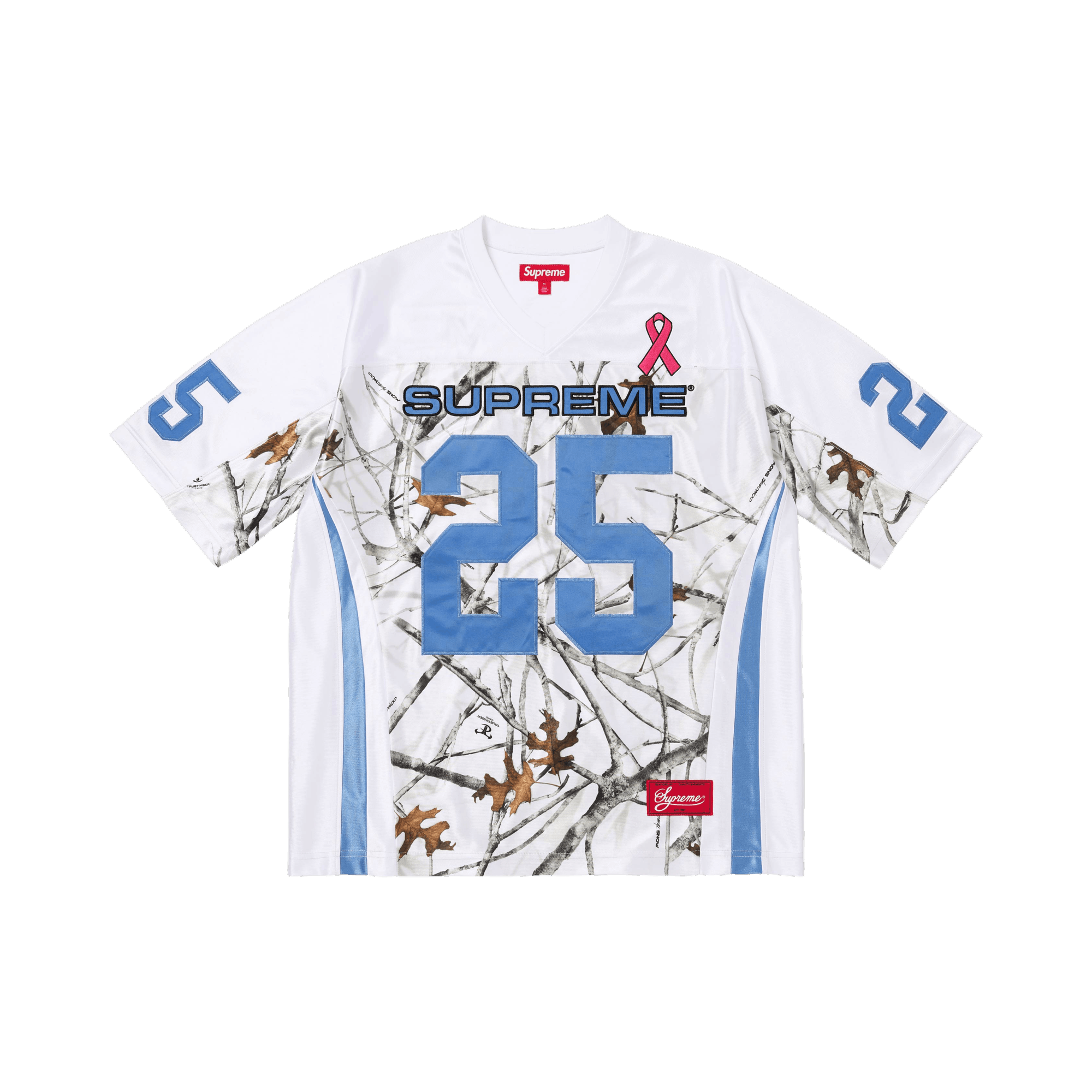 Supreme Breast Cancer Awareness Football Jersey 'White'