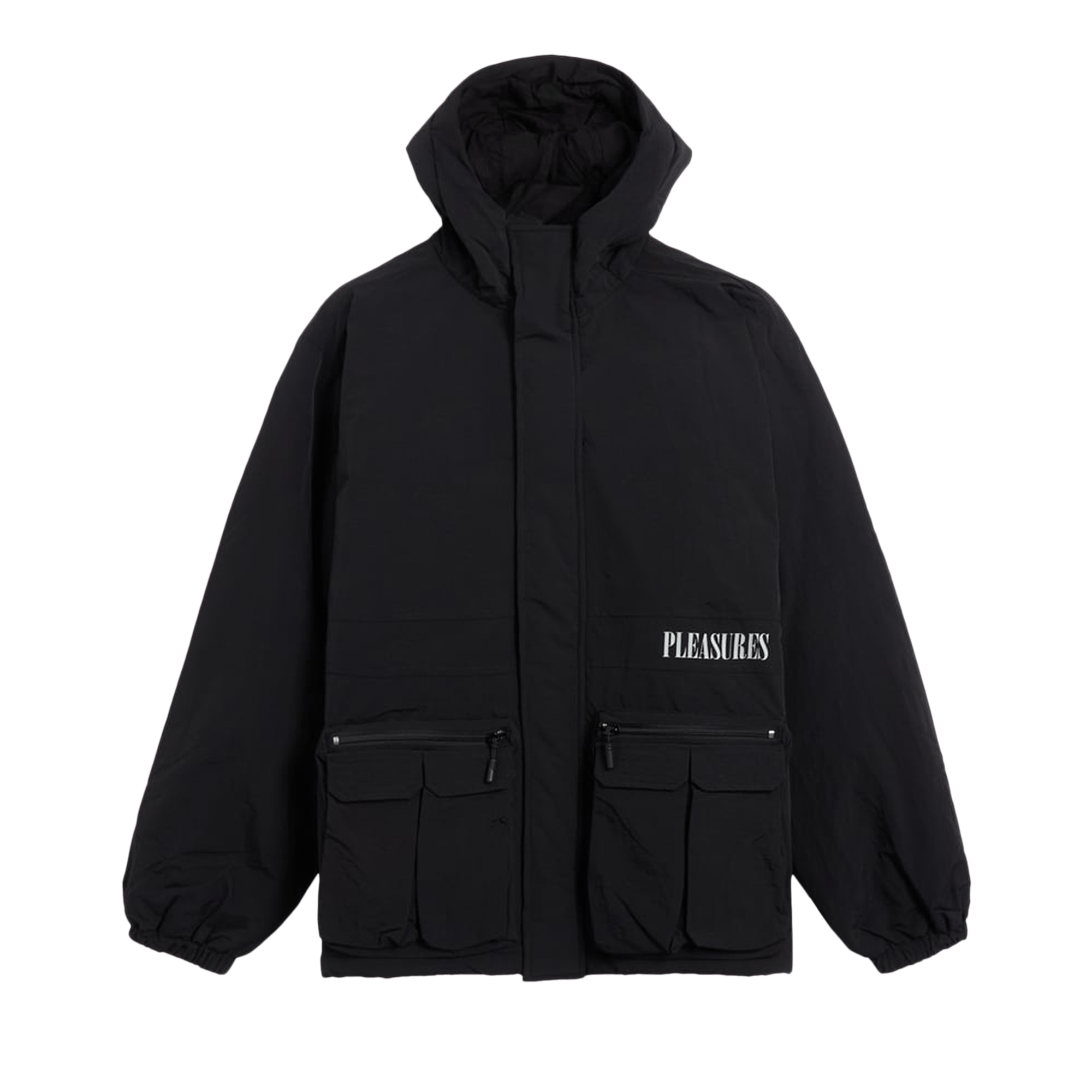 Pleasures Run Hooded Jacket 'Black'
