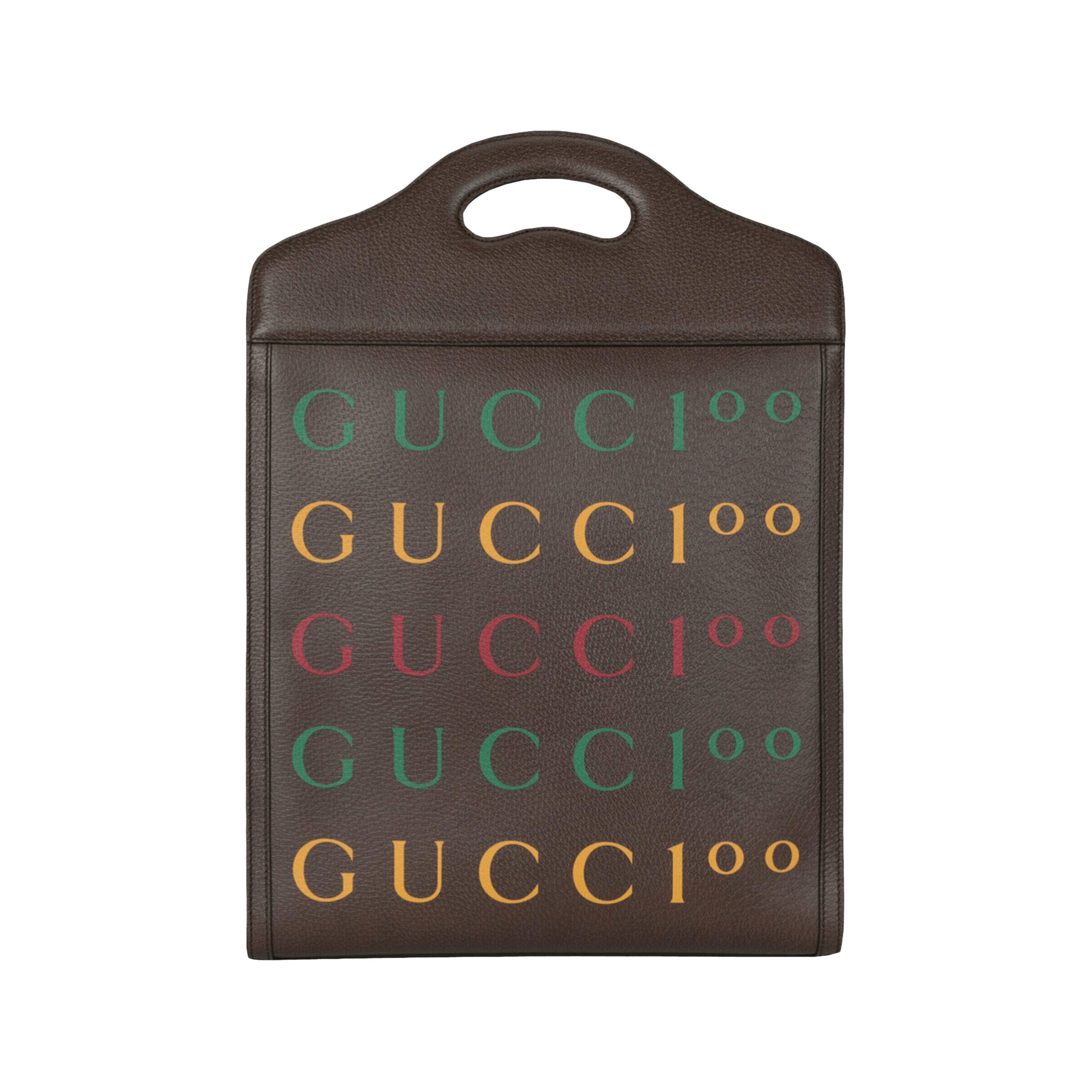 Gucci Aria 100th Anniversary Printed Tote 'Brown'