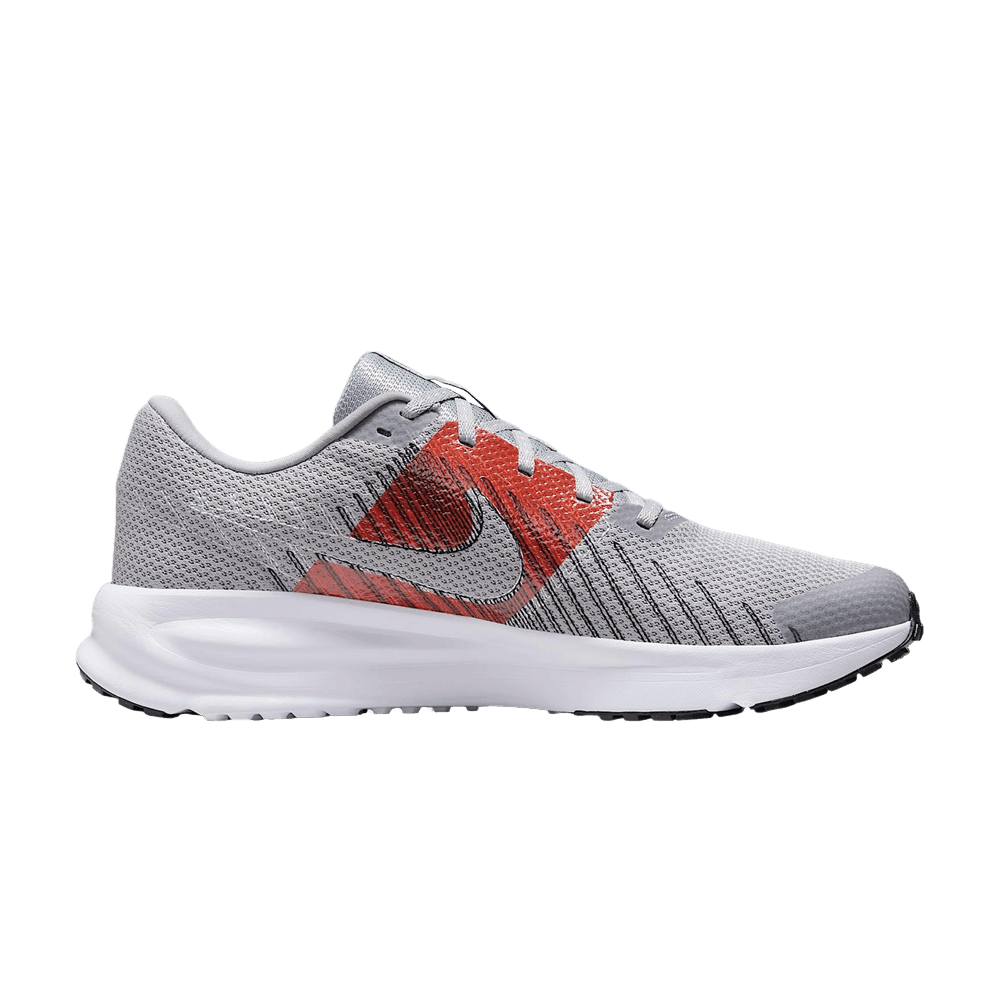 Nike Run Defy 'Wolf Grey Bright Crimson'