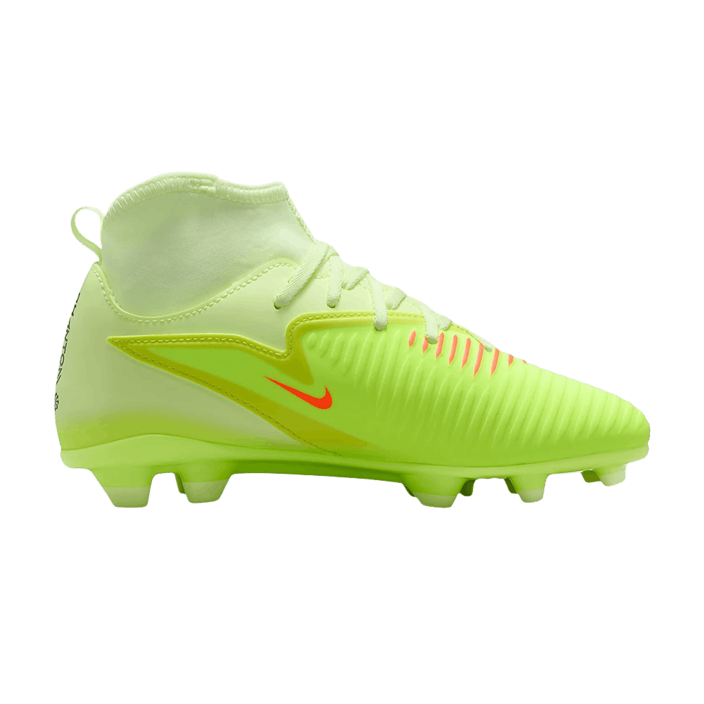 Nike Phantom 6 High Club MG GS 'Hyper Crimson Limelight'