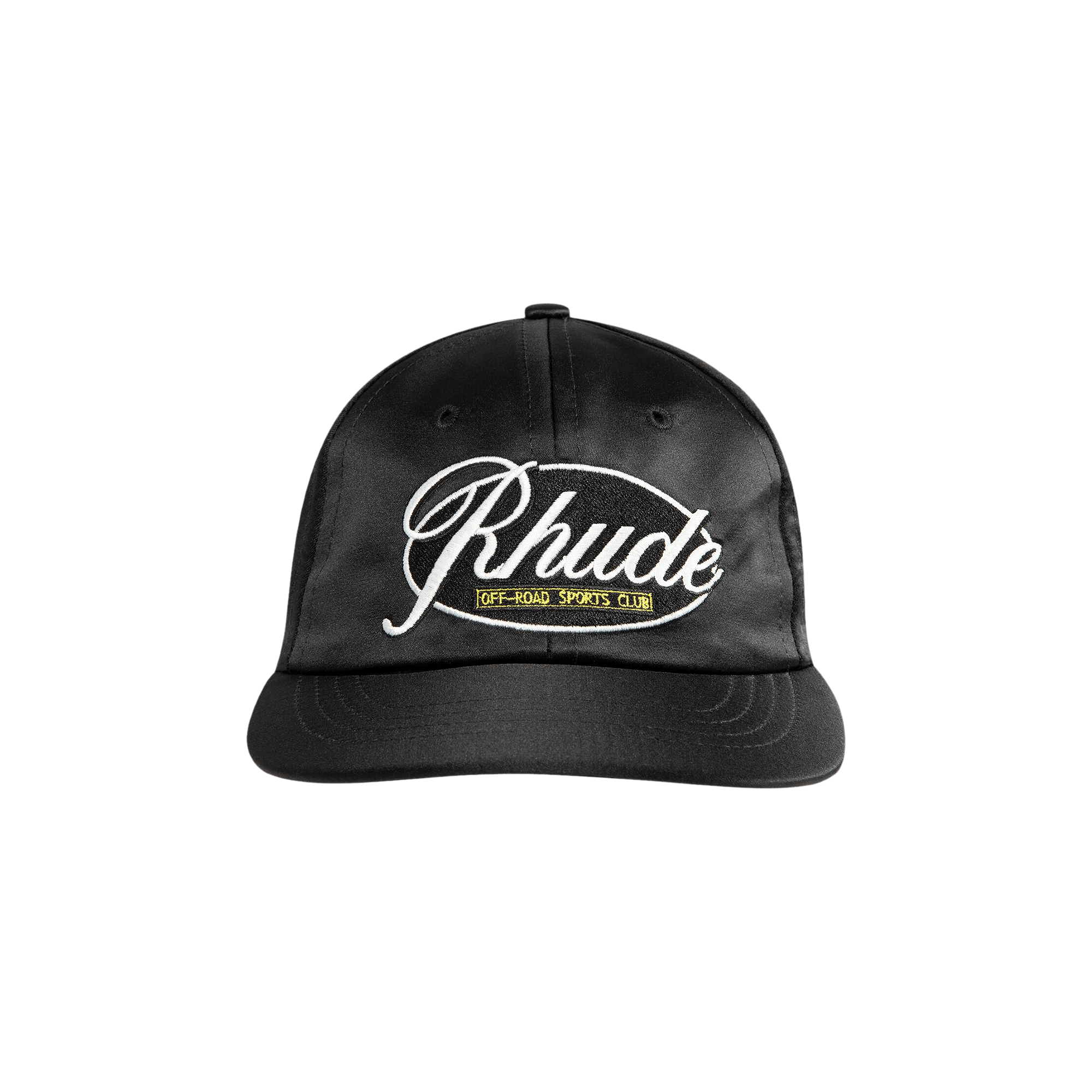 Rhude Sports Club Curved Brim Hat 'Black'