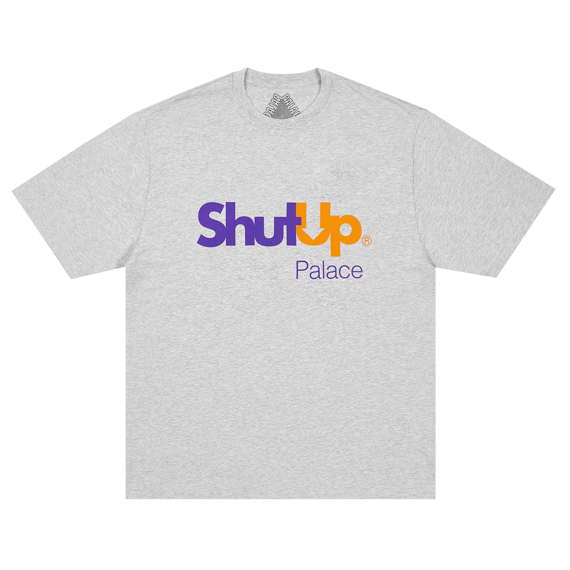 Palace Shut Up T-Shirt 'Grey Marl'