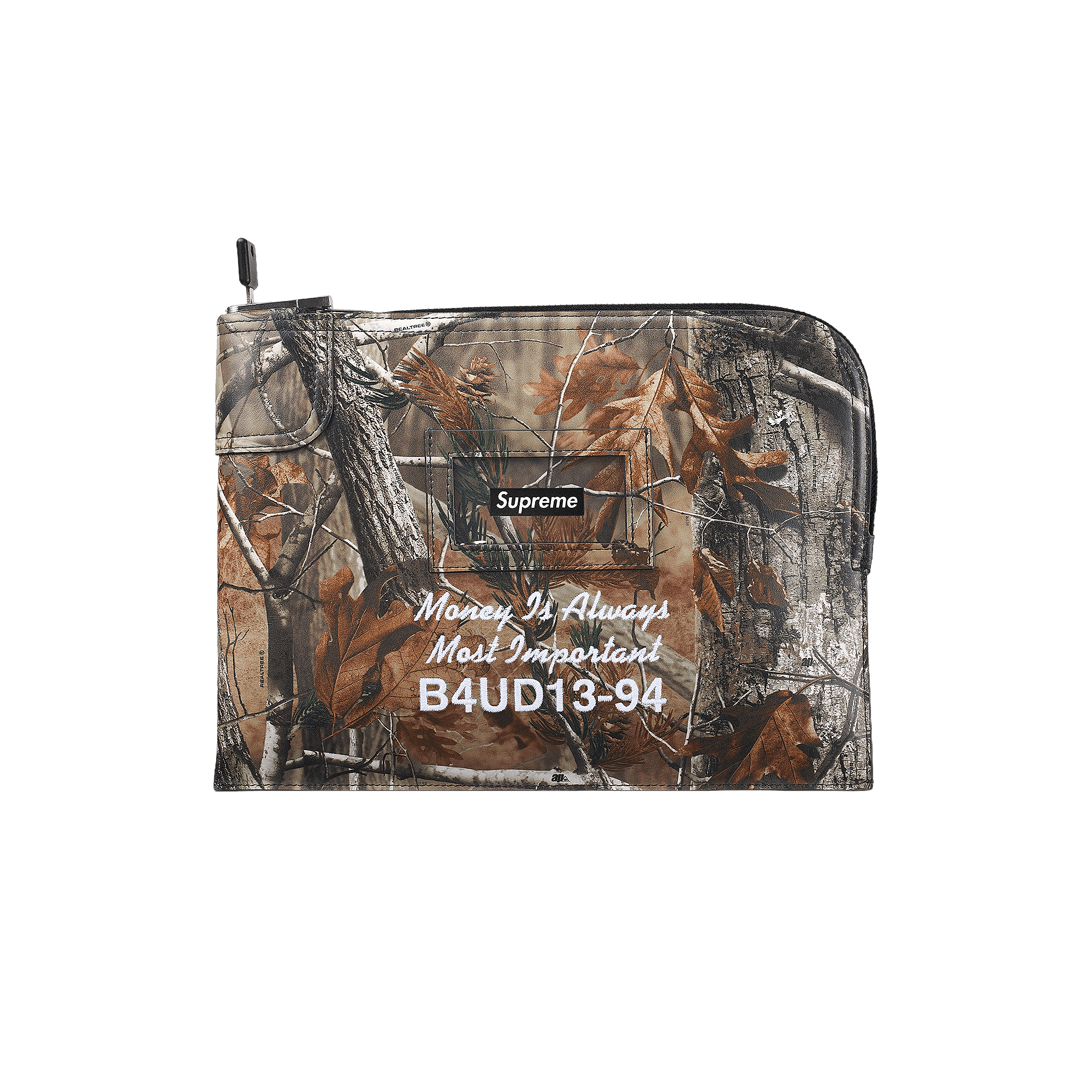 Supreme Leather Money Bag 'Realtree AP Camo'