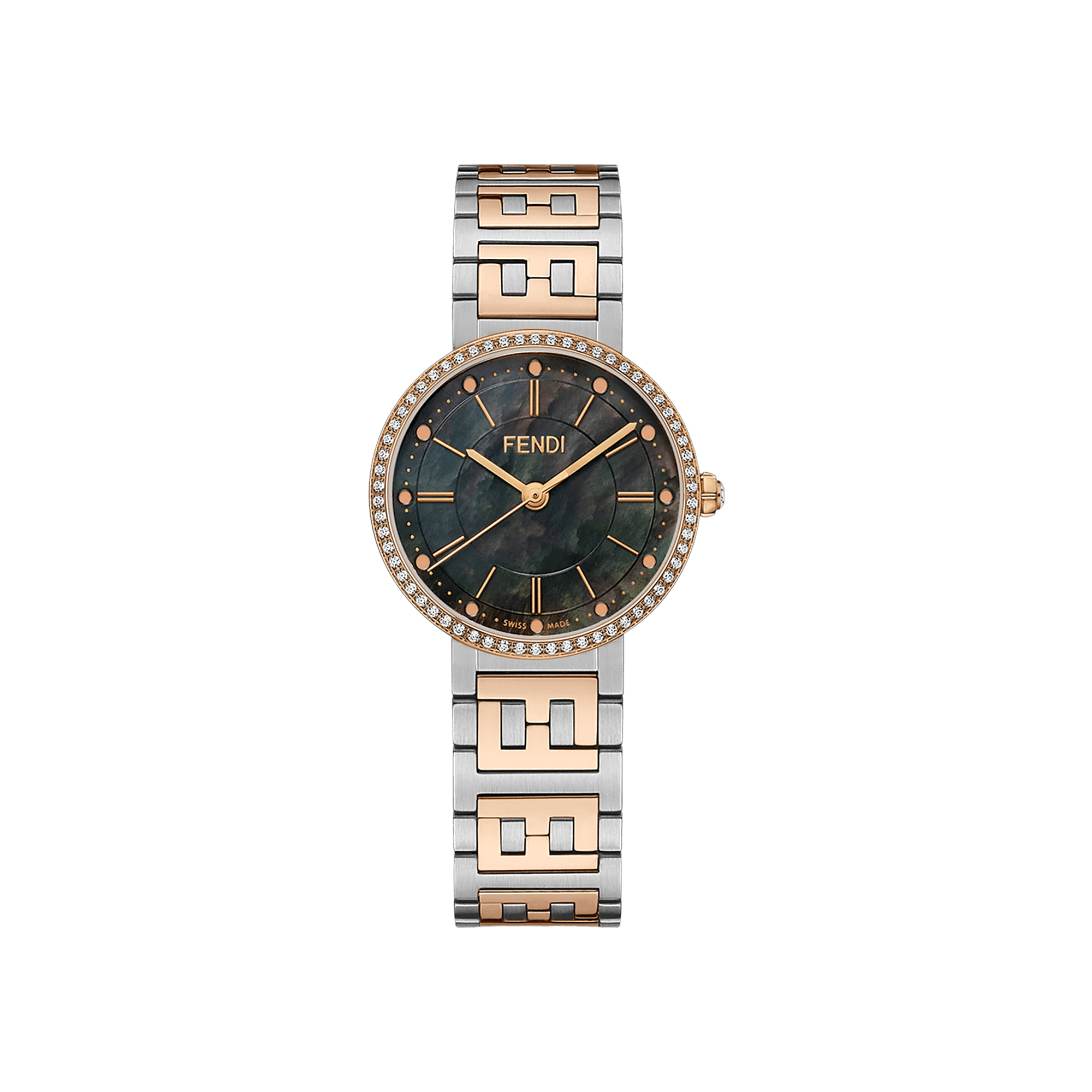 Fendi Forever Fendi Diamond Watch 'Two-Tone'