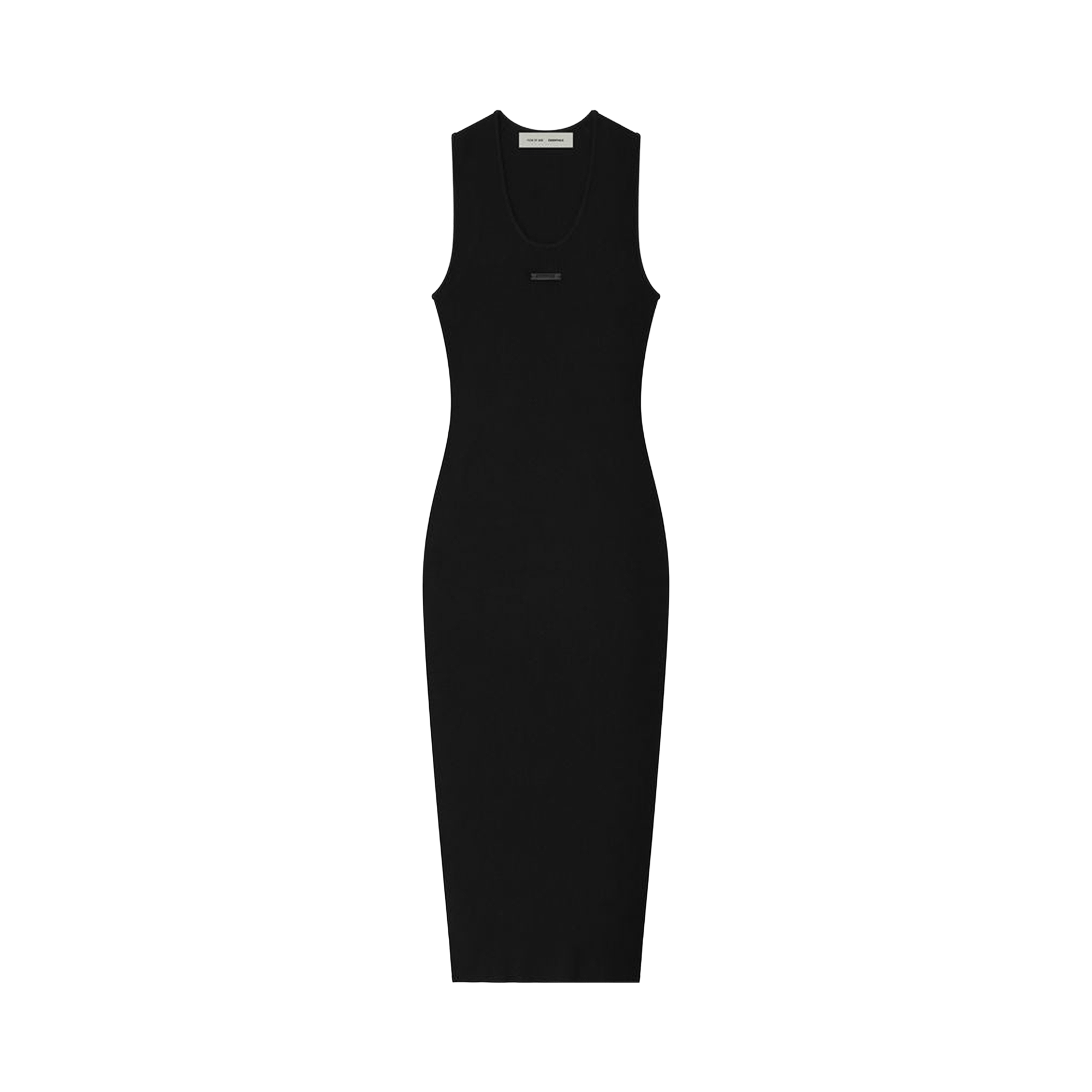 Fear of God Essentials Rib Tank Dress 'Vintage Black'