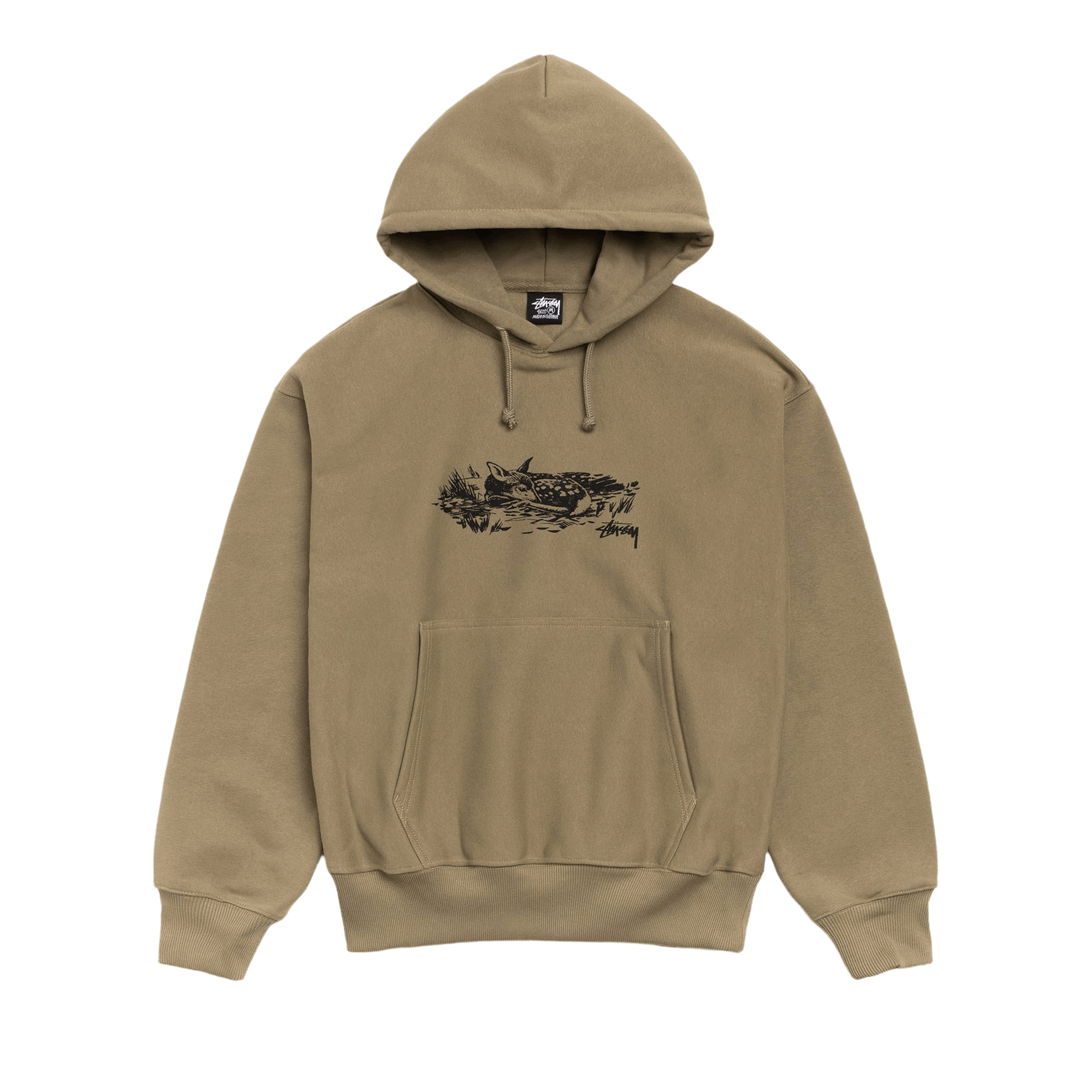Stussy Fawn Hoodie 'Army'