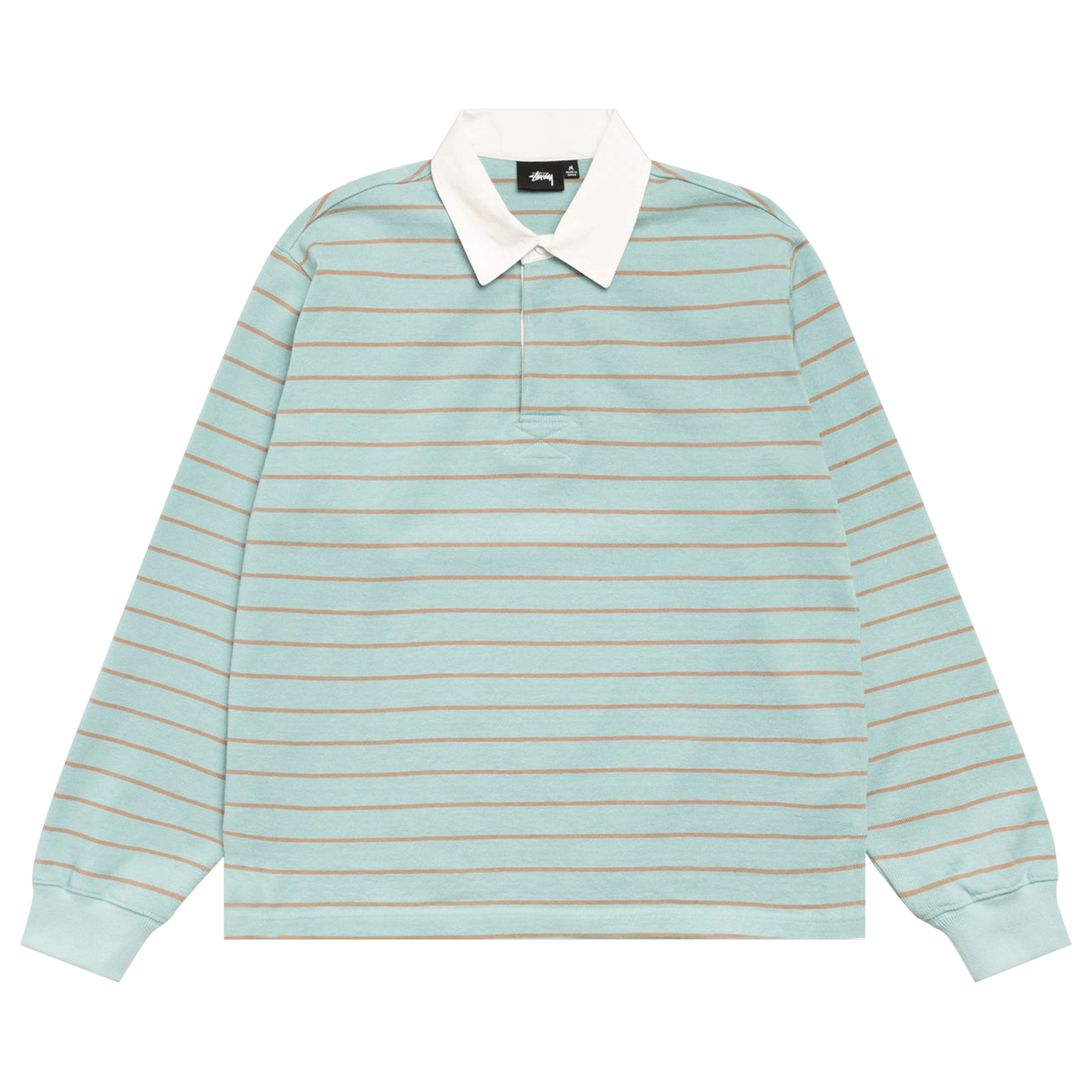 Stussy Striped Rugby Shirt 'Blue'