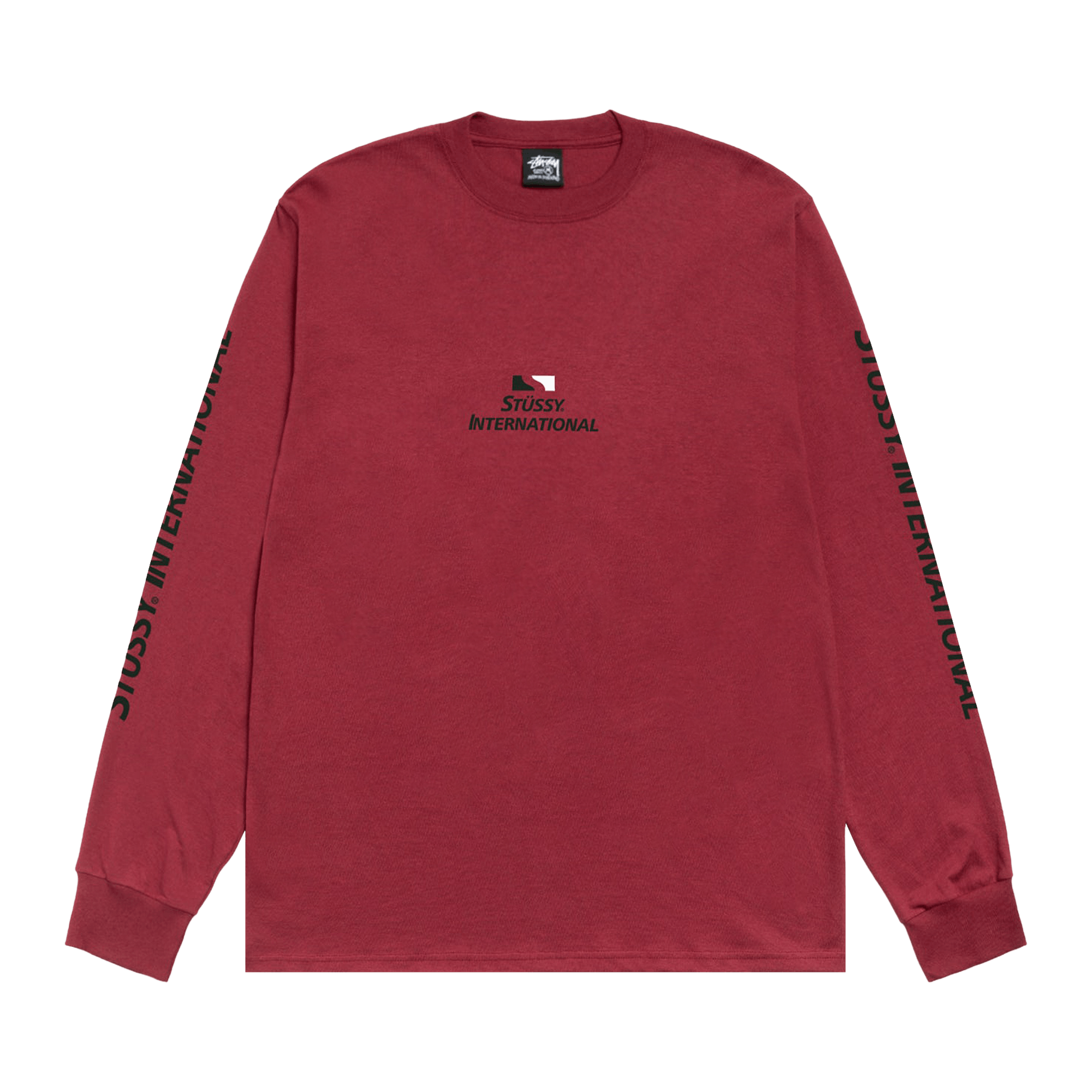 Stussy International Long-Sleeve Tee 'Wine'