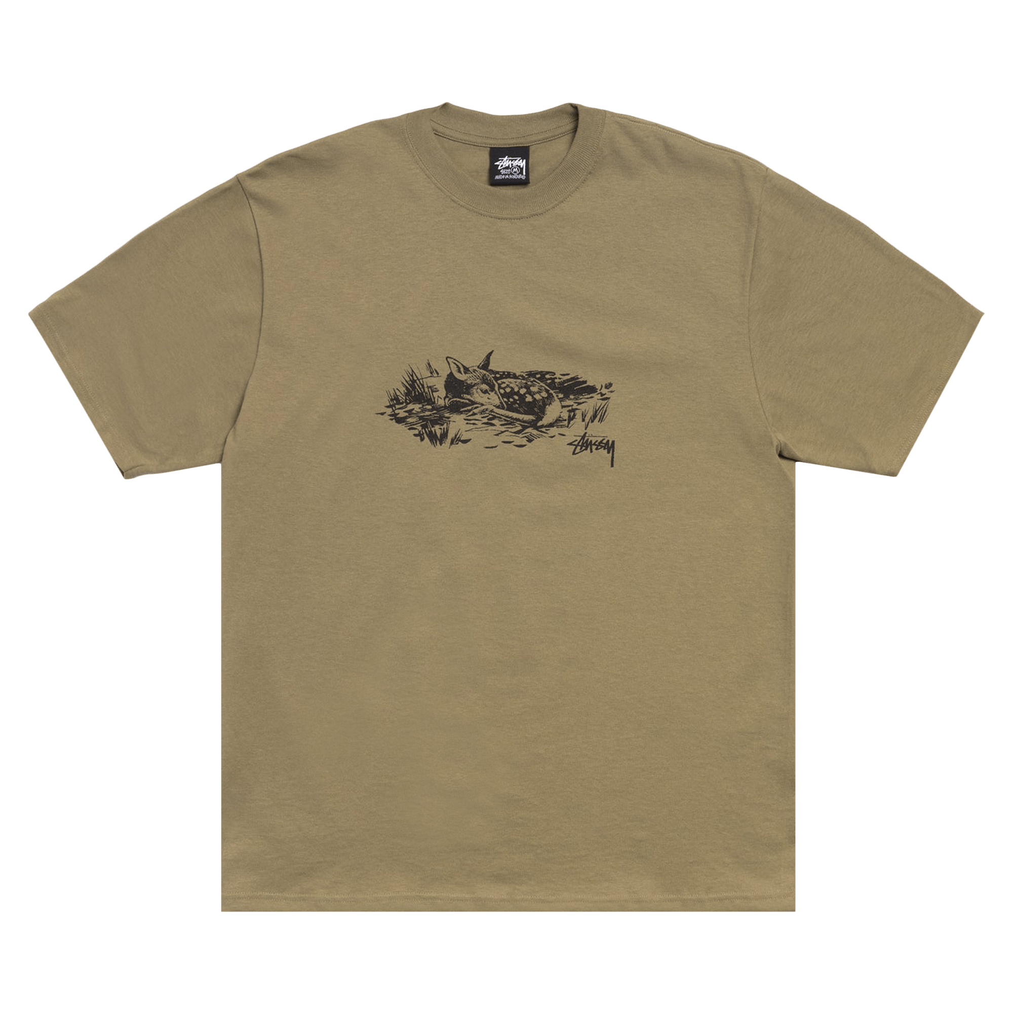 Stussy Fawn Tee 'Army'
