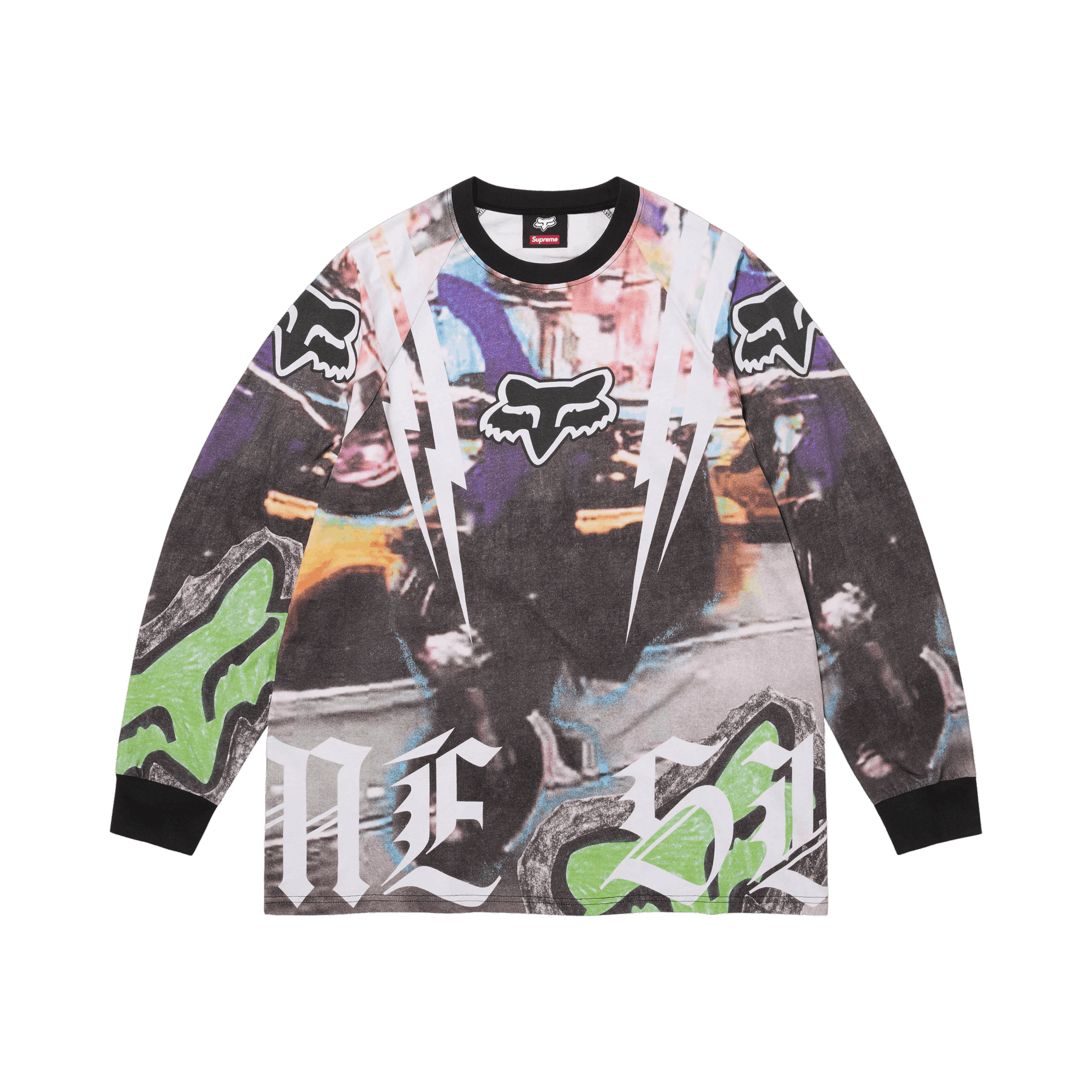 Supreme x Fox Racing Long-Sleeve Top 'Multicolor'