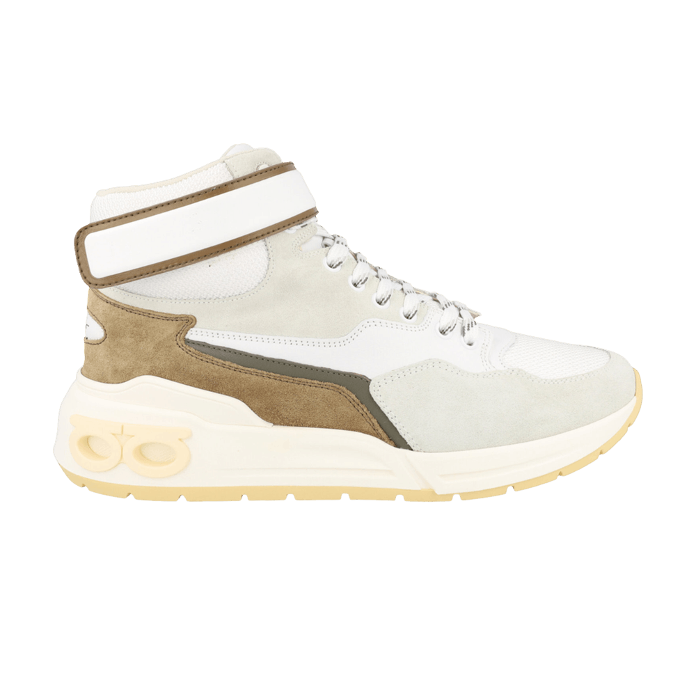 Ferragamo Cosma High Sneaker 'White'