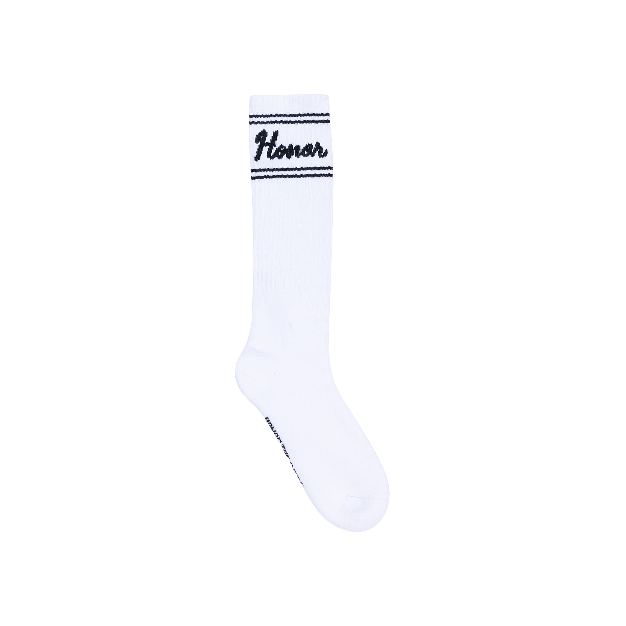 Honor The Gift Drive In Striped Ribbed Sock 'White'
