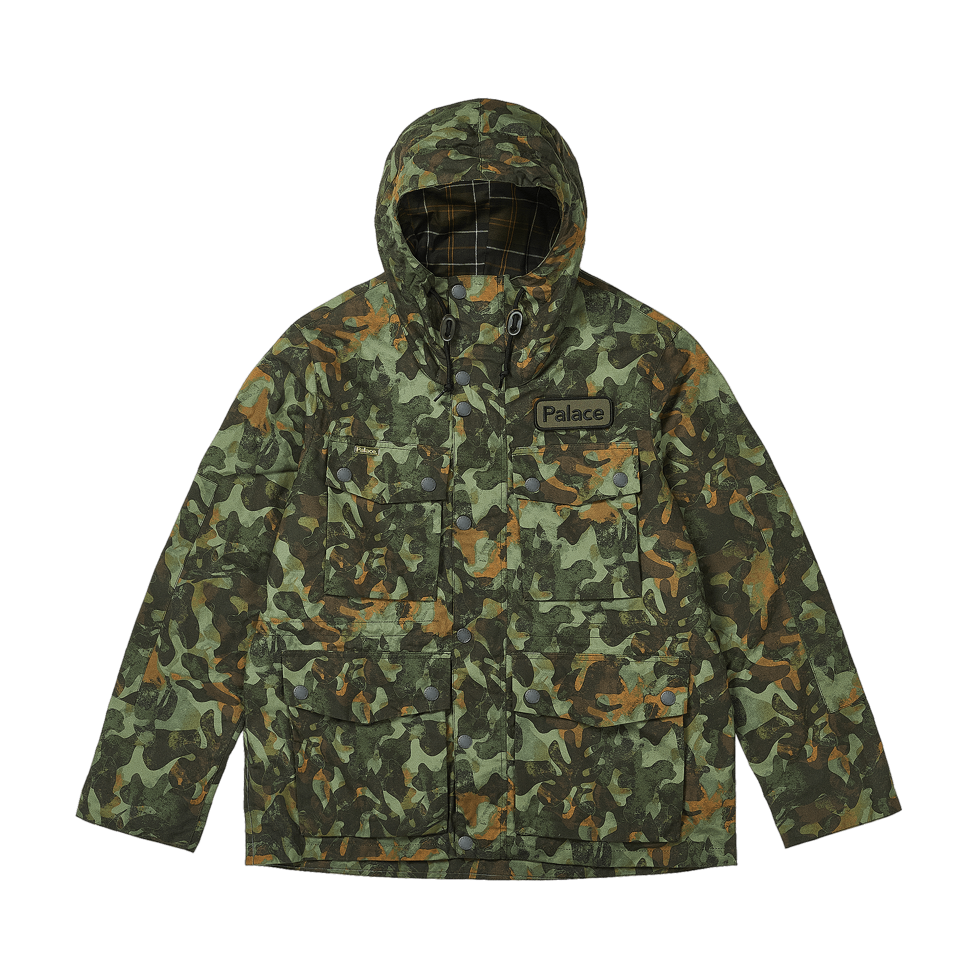 Palace x Barbour Field Casual Jacket 'Kelp Forest Camo'