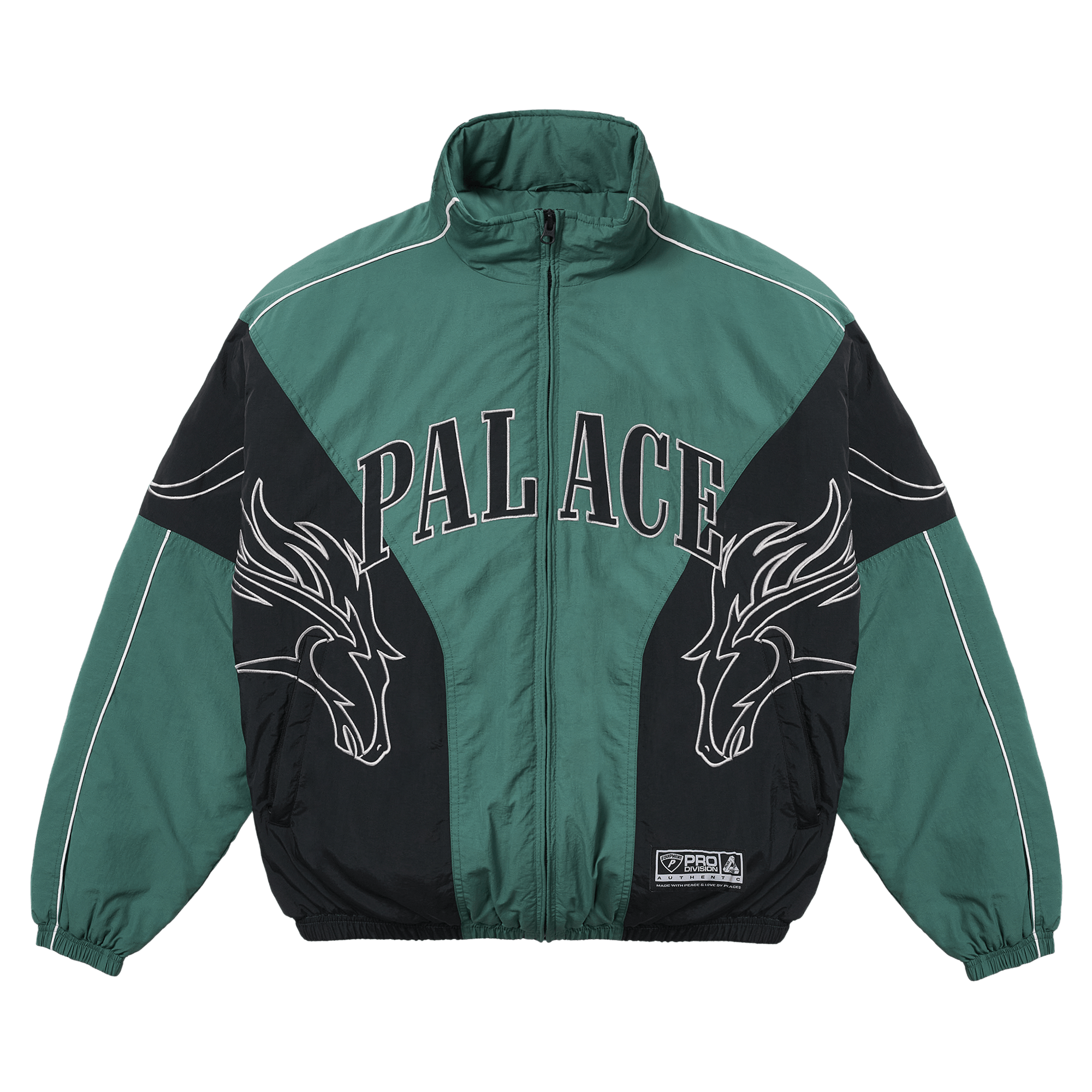 Palace Horses Jacket 'Green/Black'