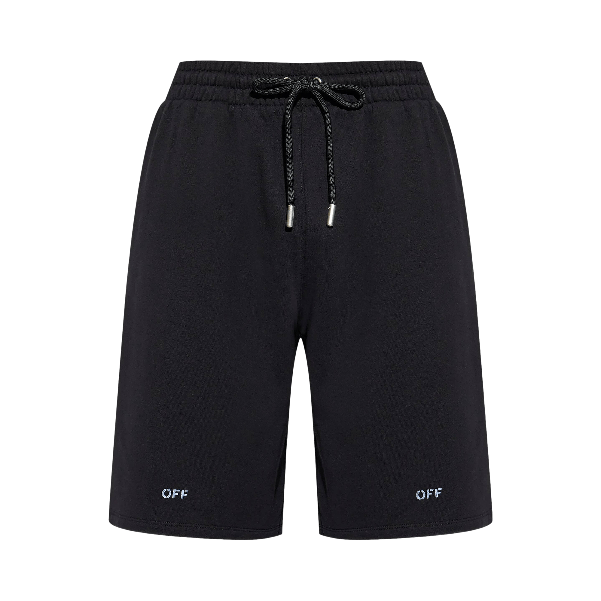 Off-White Stencil Arrow Skate Sweatshort 'Black'