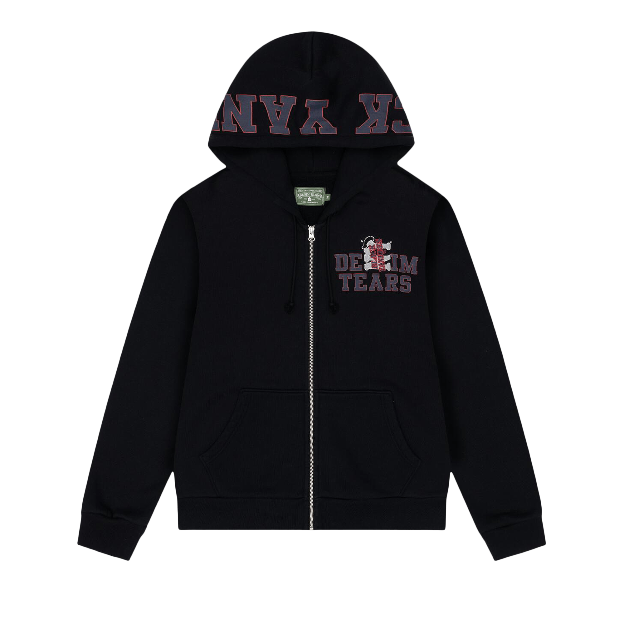 Denim Tears Yankees Zip Hoodie 'Black'