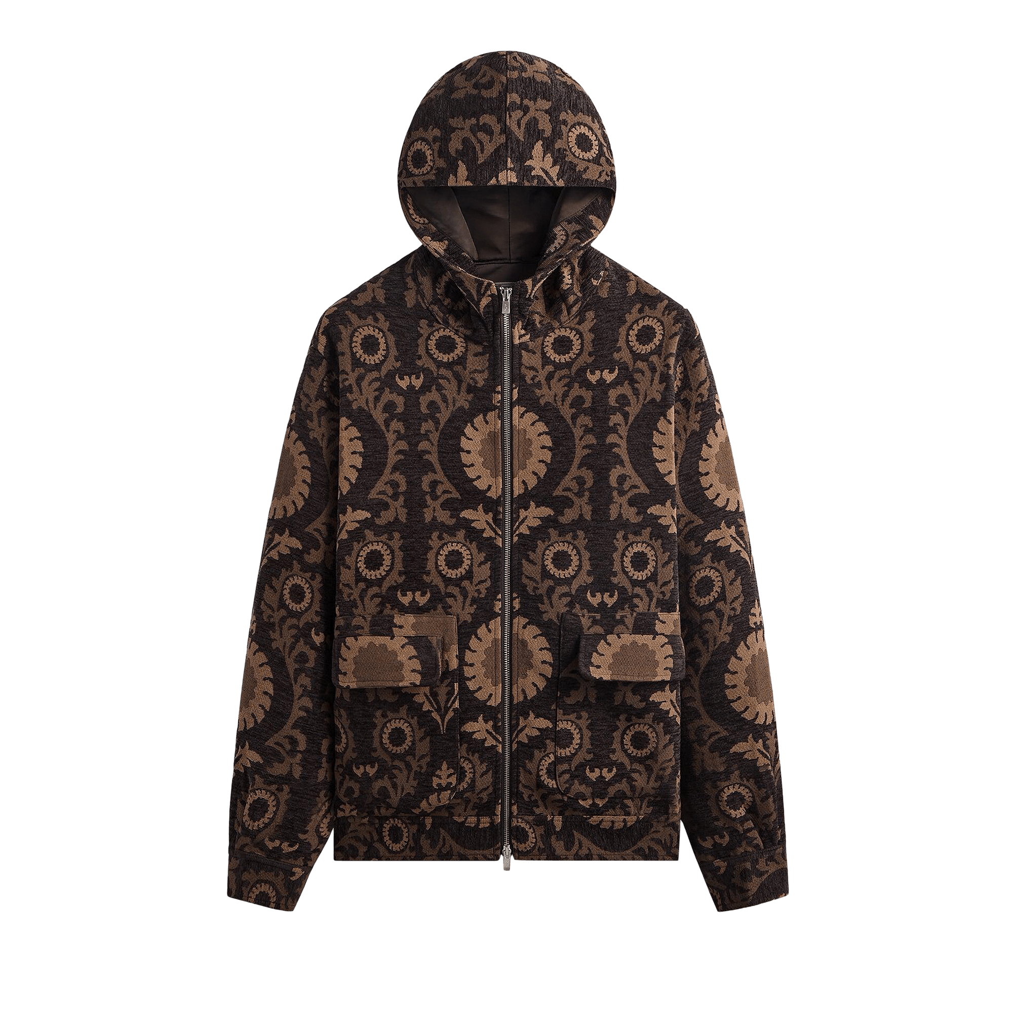 Kith Chenille Tapestry Selfridge Zip Up Hoodie 'Kindling'