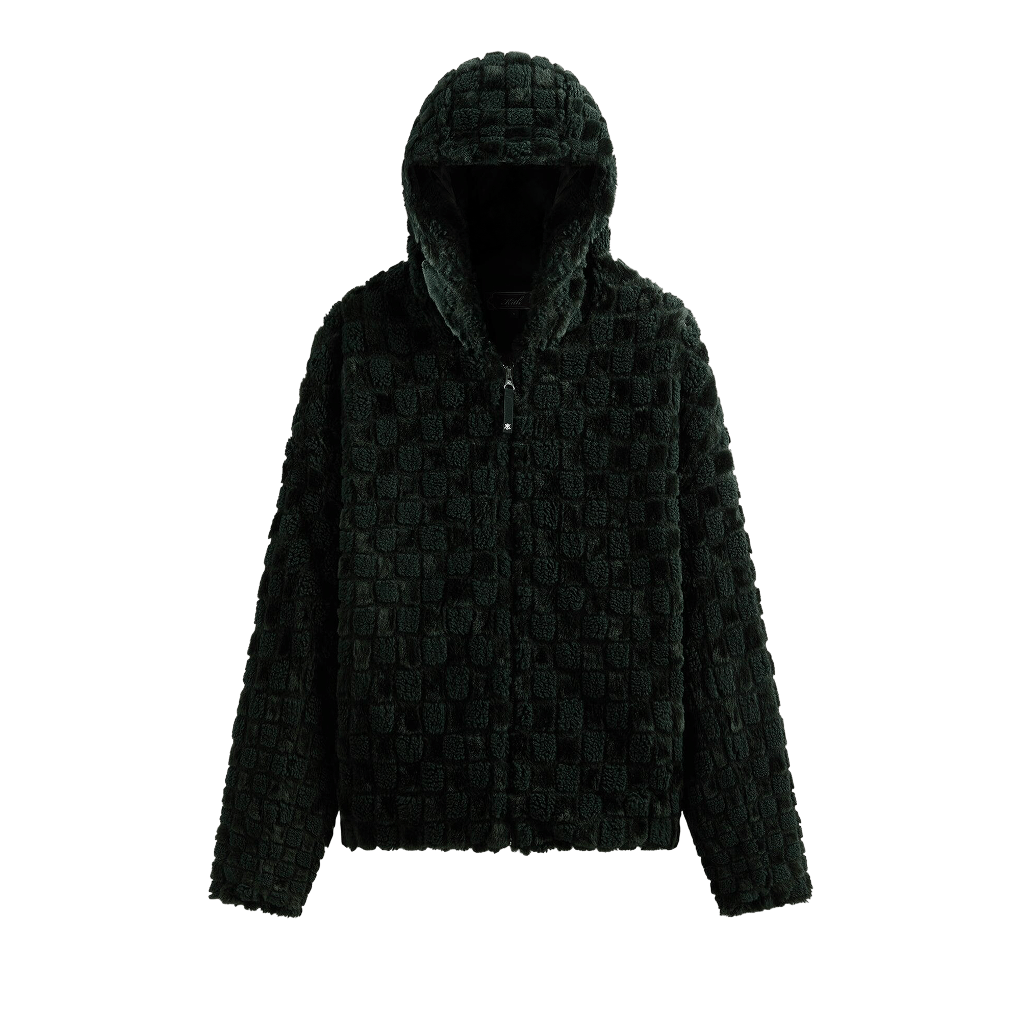 Kith Faux Fur Cropped Hoodie Bomber 'Stadium'